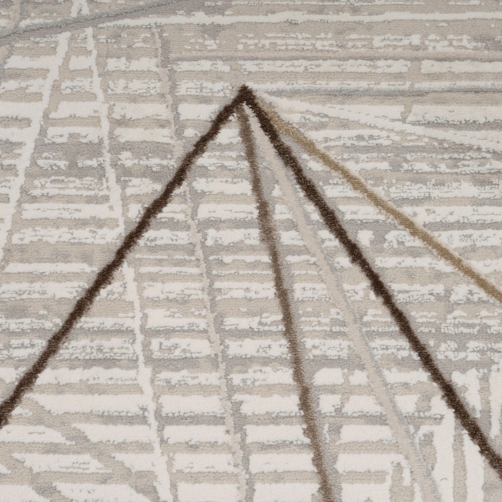 Abstract Linear Beige Rug - Jalo - Image 6