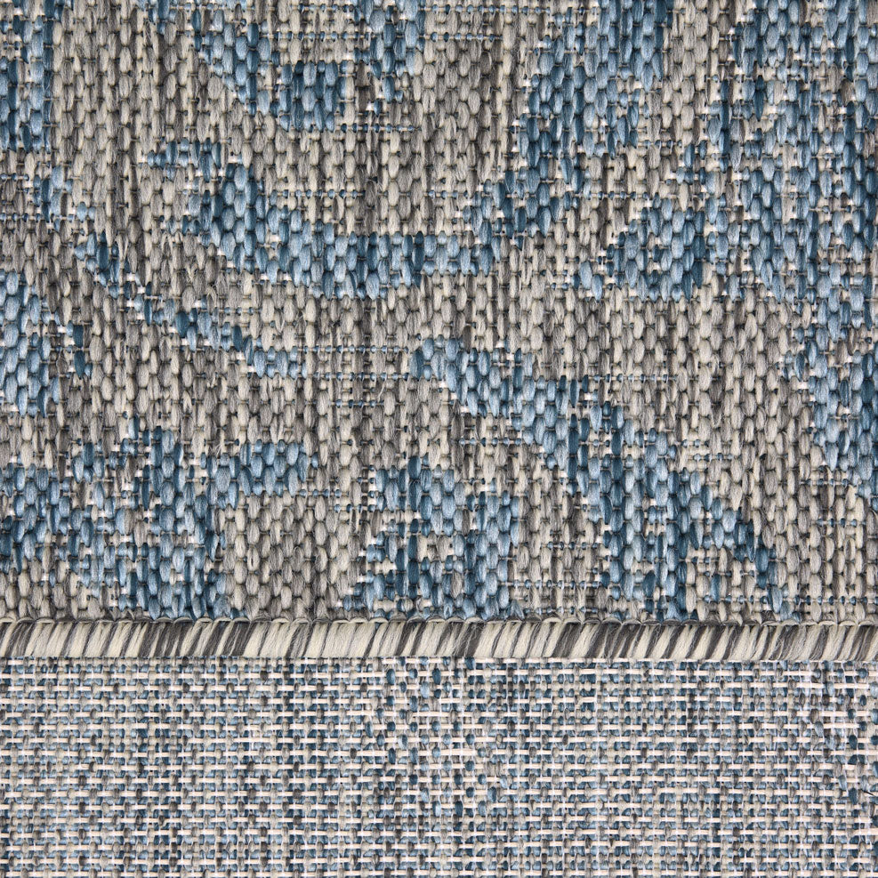 Aqua Flatweave Outdoor Rug - Lanark - Image 5
