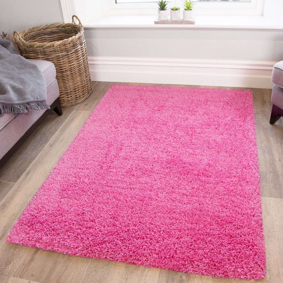 Barbie Pink Shaggy Rug - Image 2