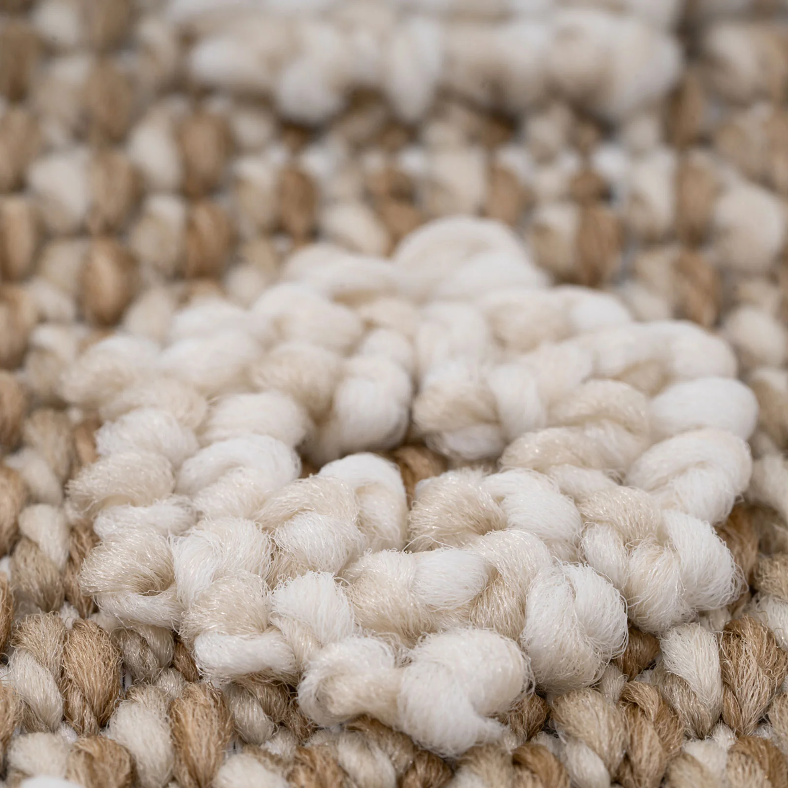 Beige Diamond Loop Pile Rug - Image 7