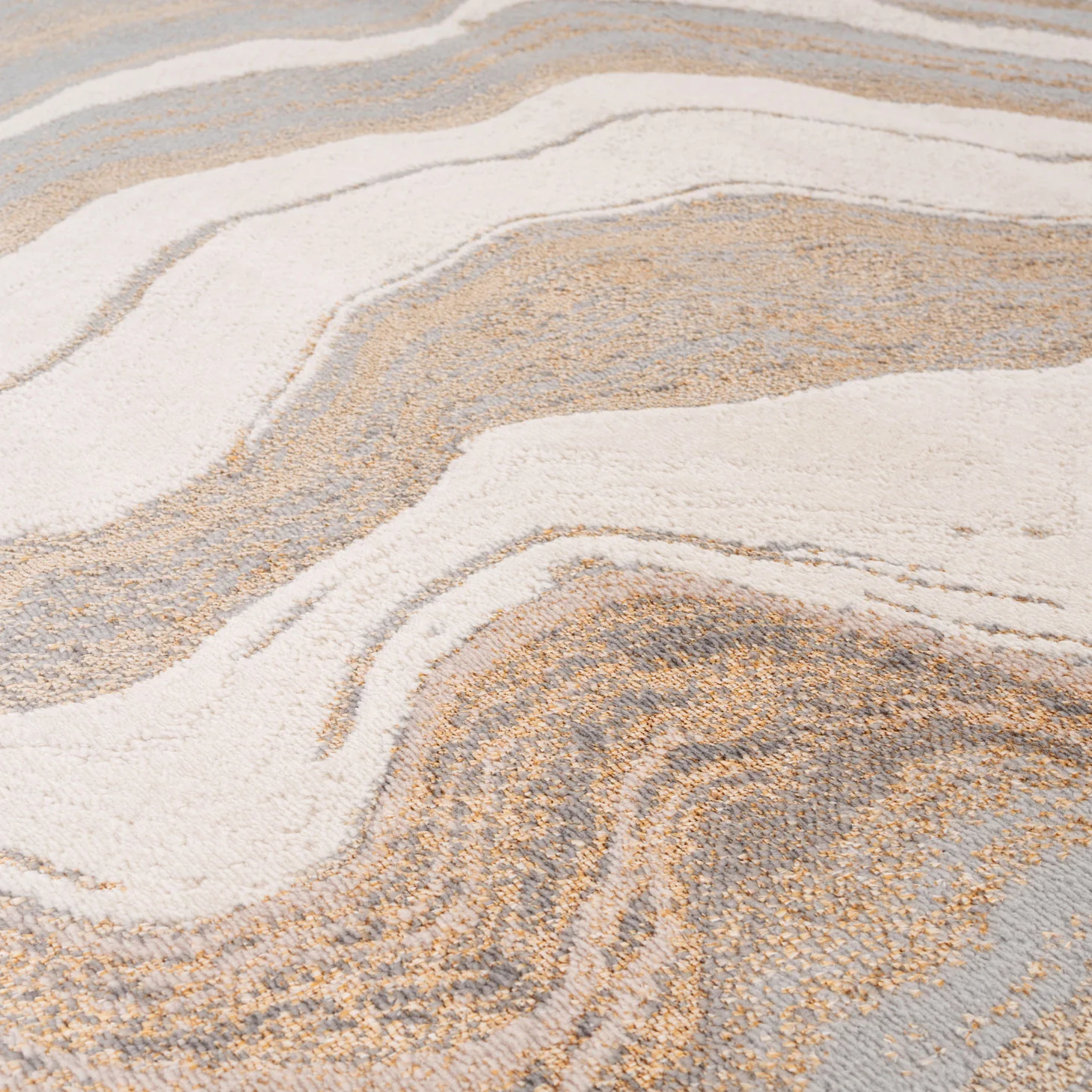 Beige Natural Layers Rug - Aliz - Image 5