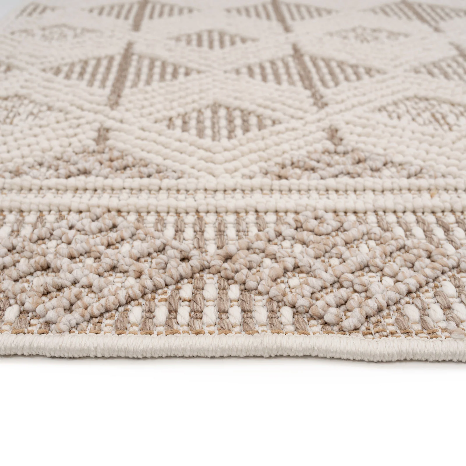 Beige Tribal Motif Rug - Armo - Image 3