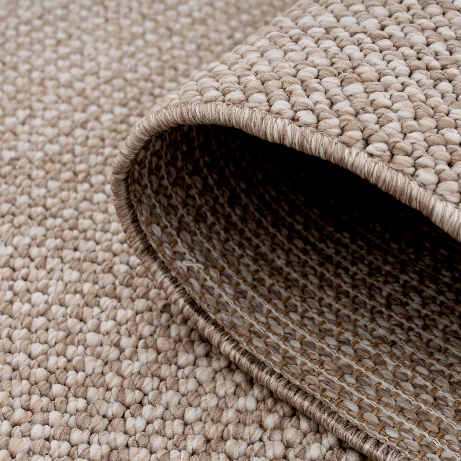 Beige Wool Style Rug - Tala - Image 6