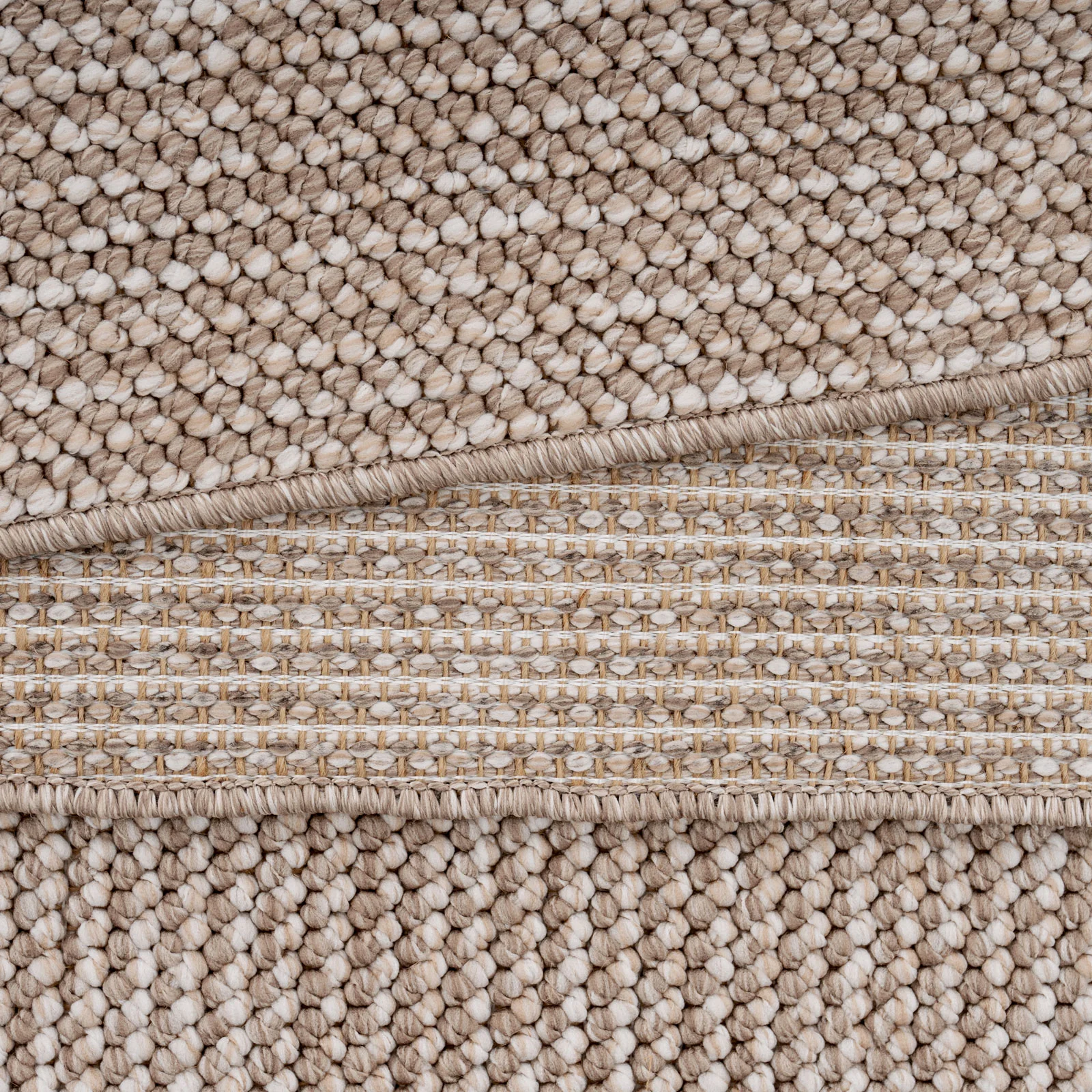 Beige Wool Style Rug - Tala - Image 8