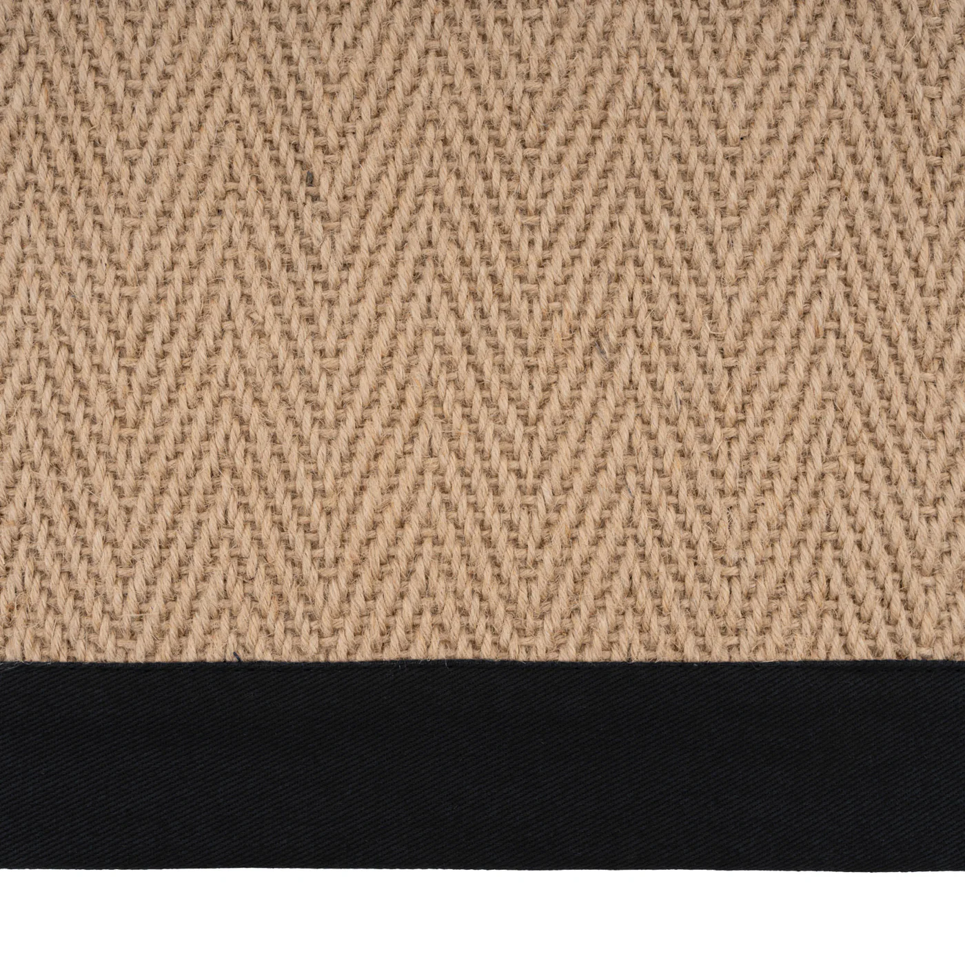 Black Border Jute Runner Rug - Juliette Black - Image 6