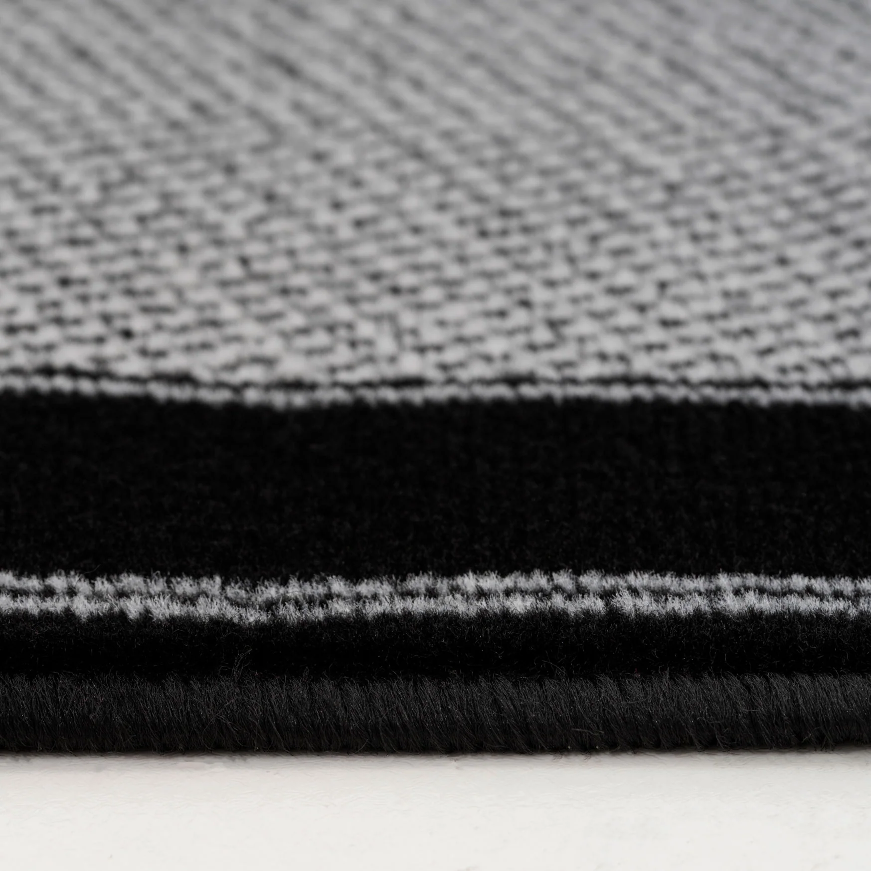 Black Border Stair Carpet Runner - Cut to Measure - Image 3
