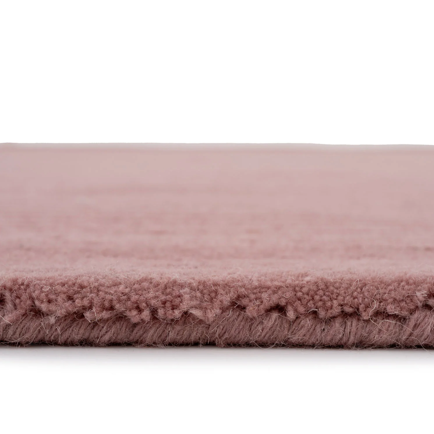 Blush Bordered Wool Rug - Olann Blush - Image 8