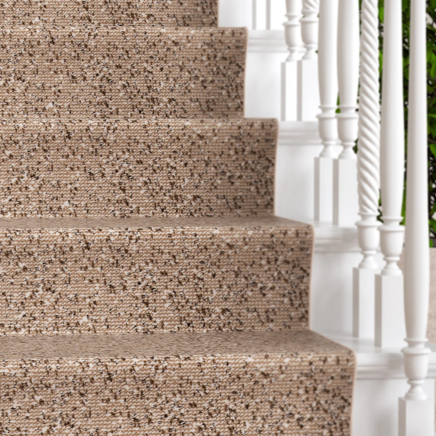 Brown Mottled Stair Carpet Runner - Cut to Measure - Image 2