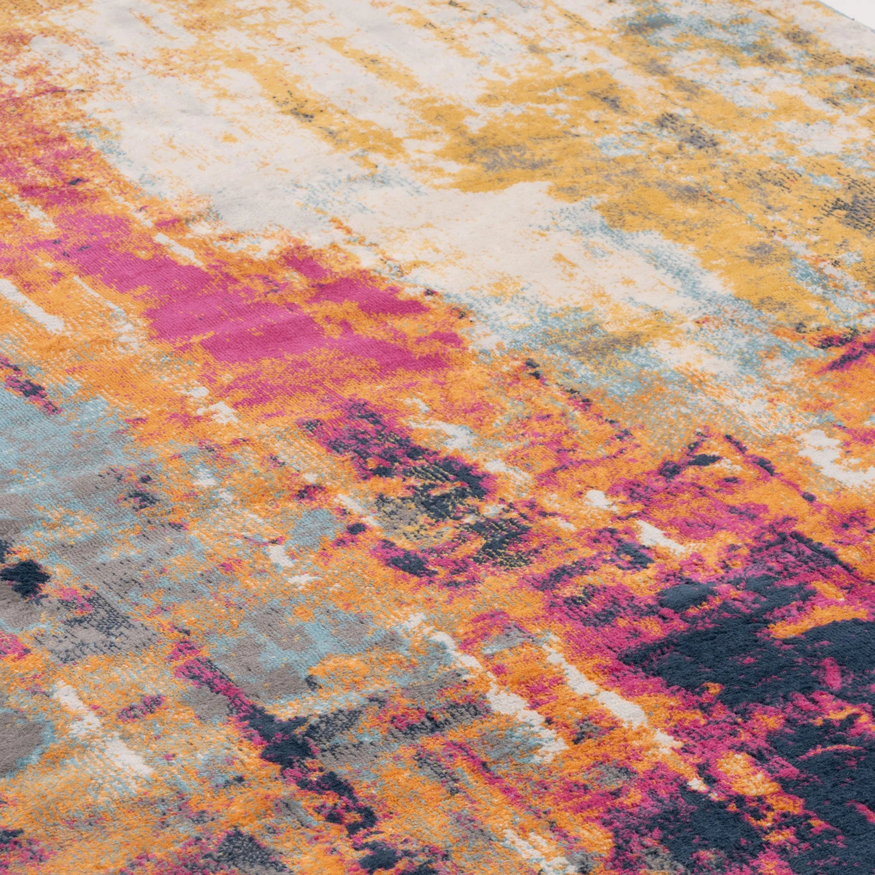 Colourful Paint Abstract Area Rug - Image 4
