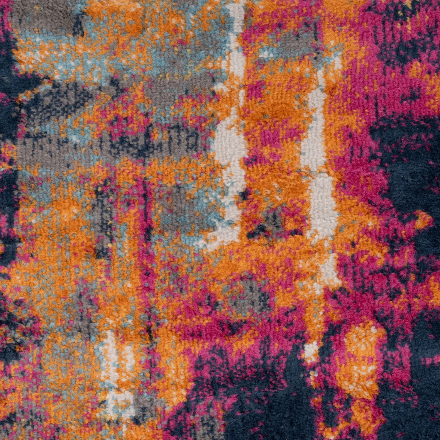Colourful Paint Abstract Runner Rug - Image 5