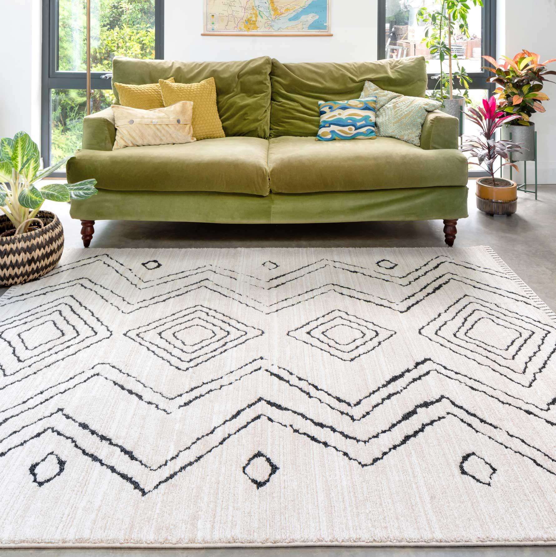 Cosy Soft Underfoot Cream Moroccan Berber Runner Rug - Image 3