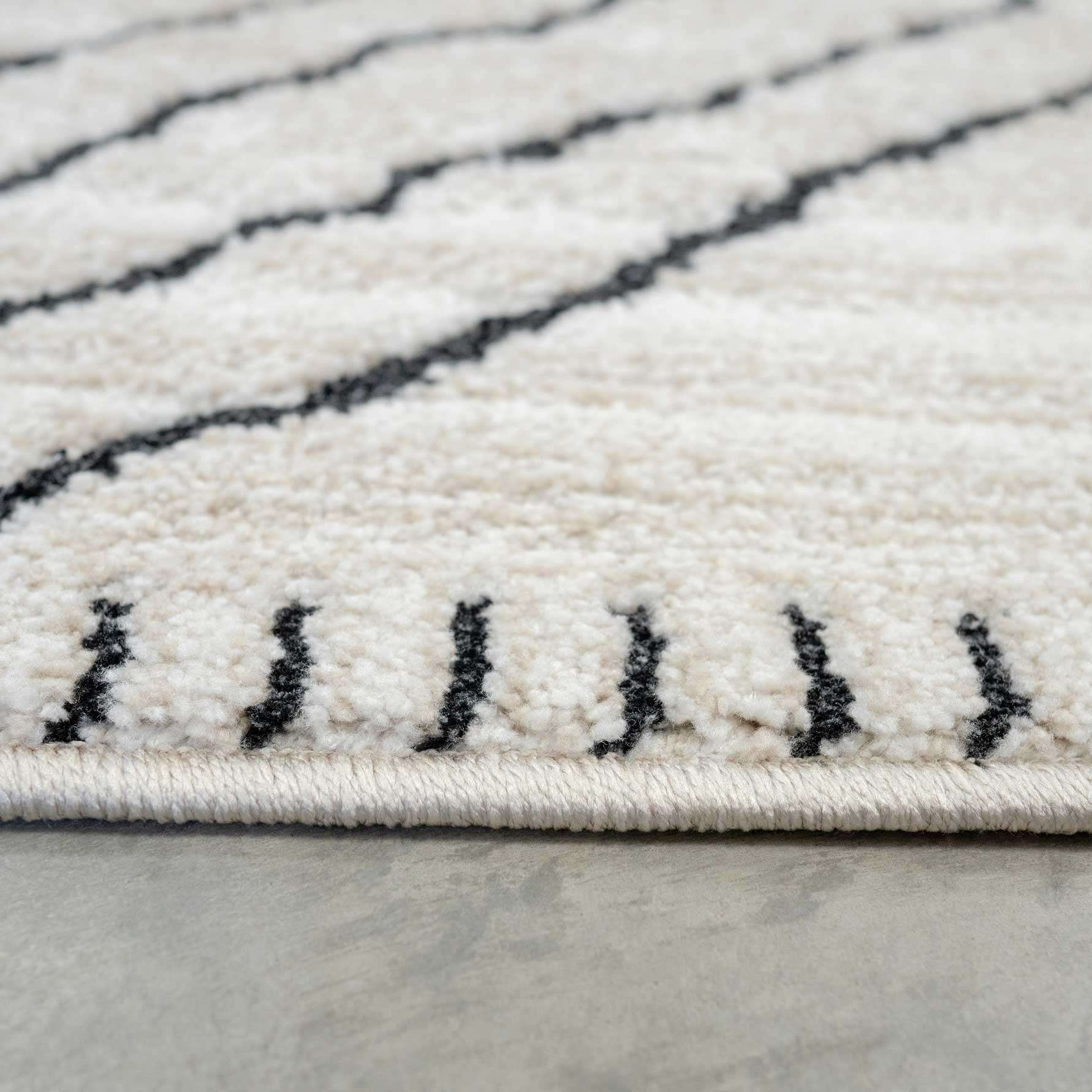 Cosy Soft Underfoot Cream Moroccan Berber Runner Rug - Image 5