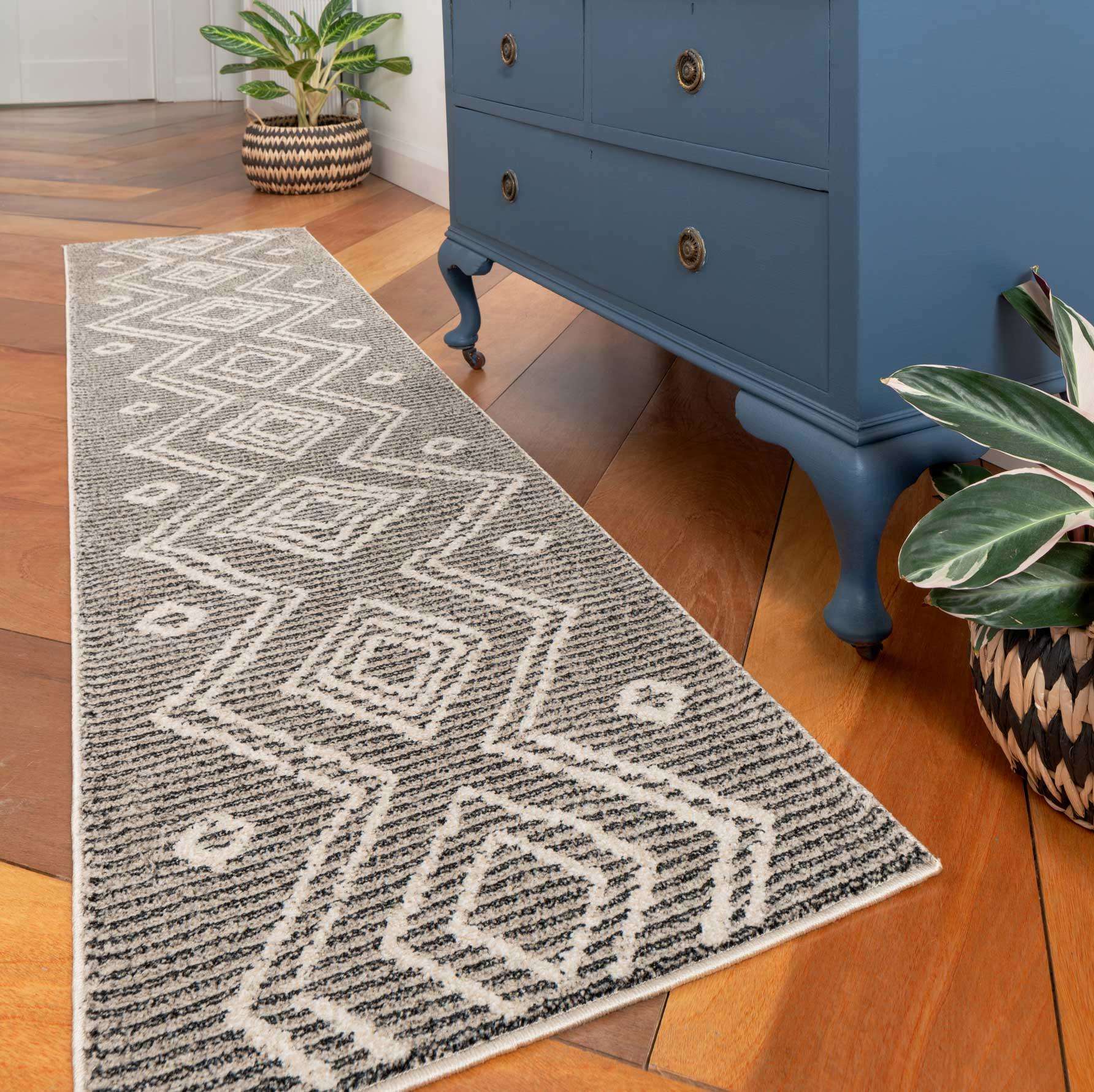 Cosy Soft Underfoot Grey Moroccan Berber Rug - Neva - Image 4
