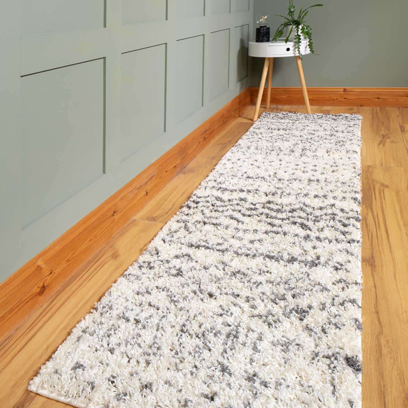 Cream Scandi Nordic Shaggy Rug - Image 5