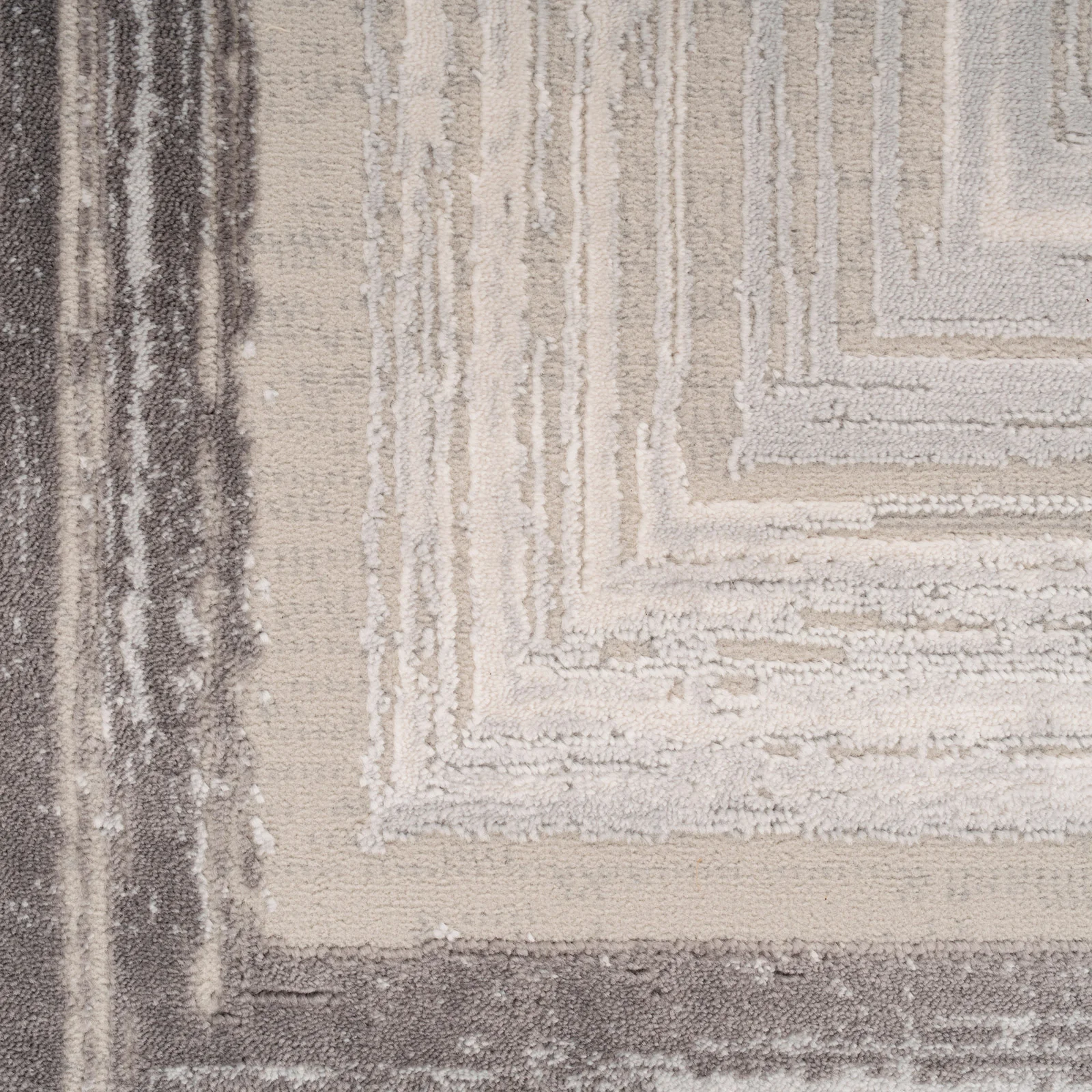 Distressed Abstract Beige Runner - Libby - Image 5