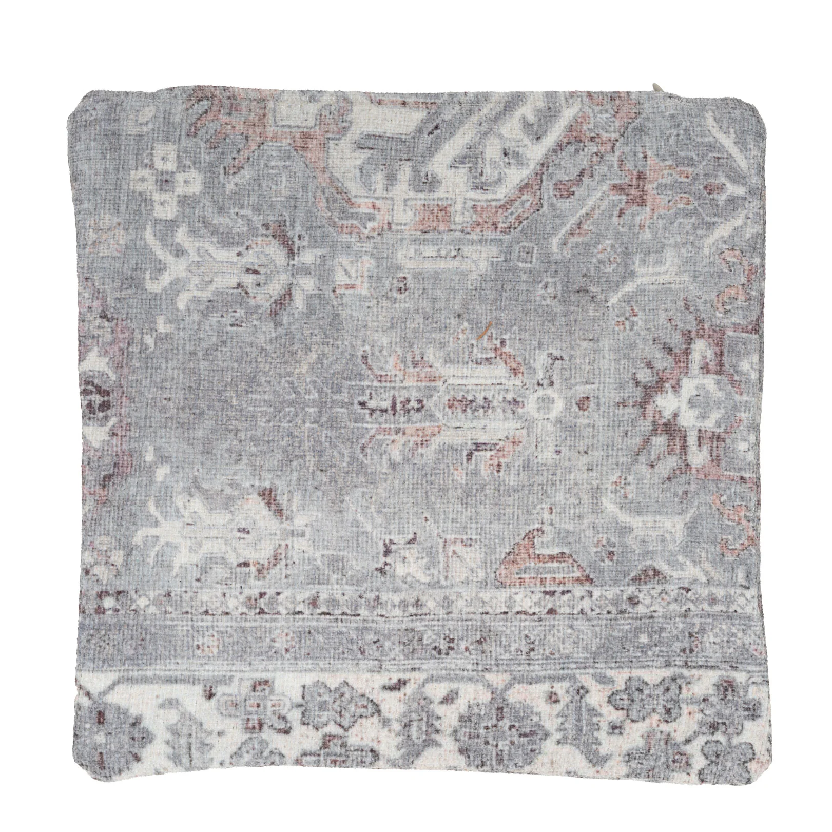 Distressed Grey Cushion Cover - Image 3