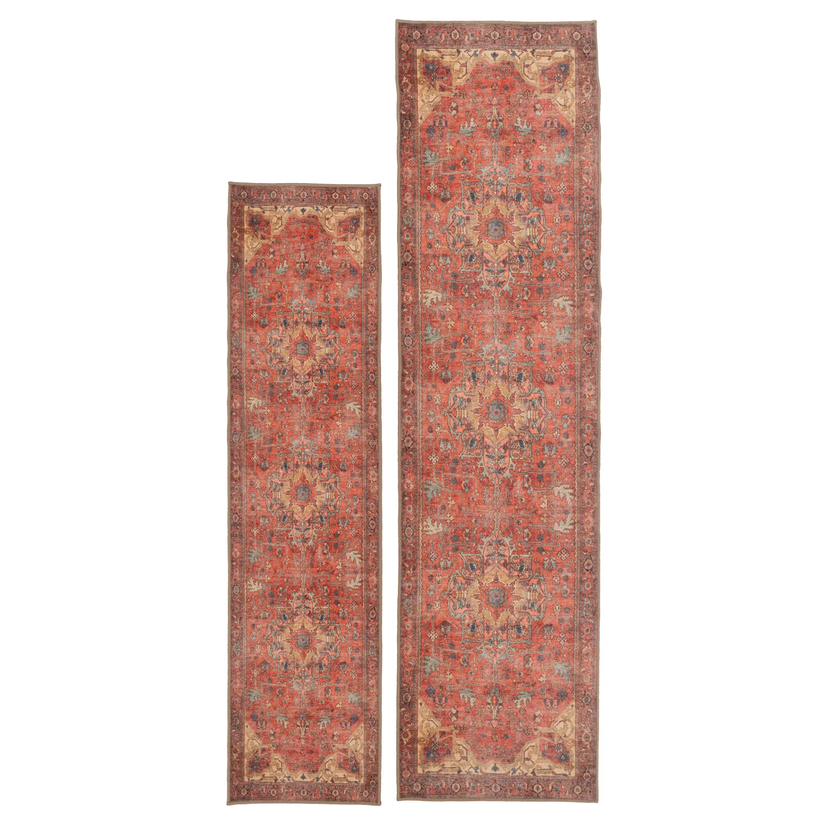 Kashan Washable Terracotta Rug - Viv - Image 17
