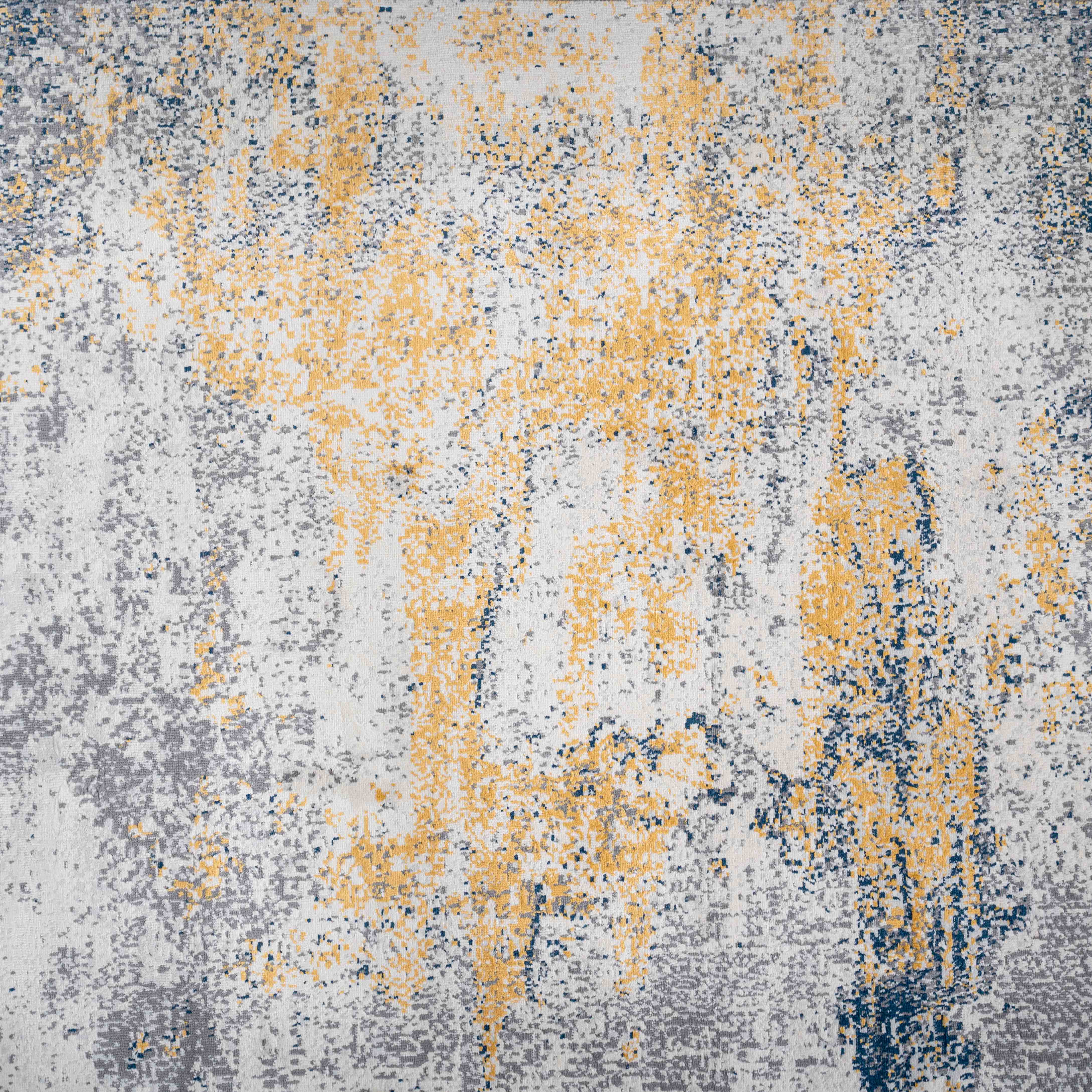 Distressed Ochre Yellow Pastel Soft Hall Runner Rug - Image 5
