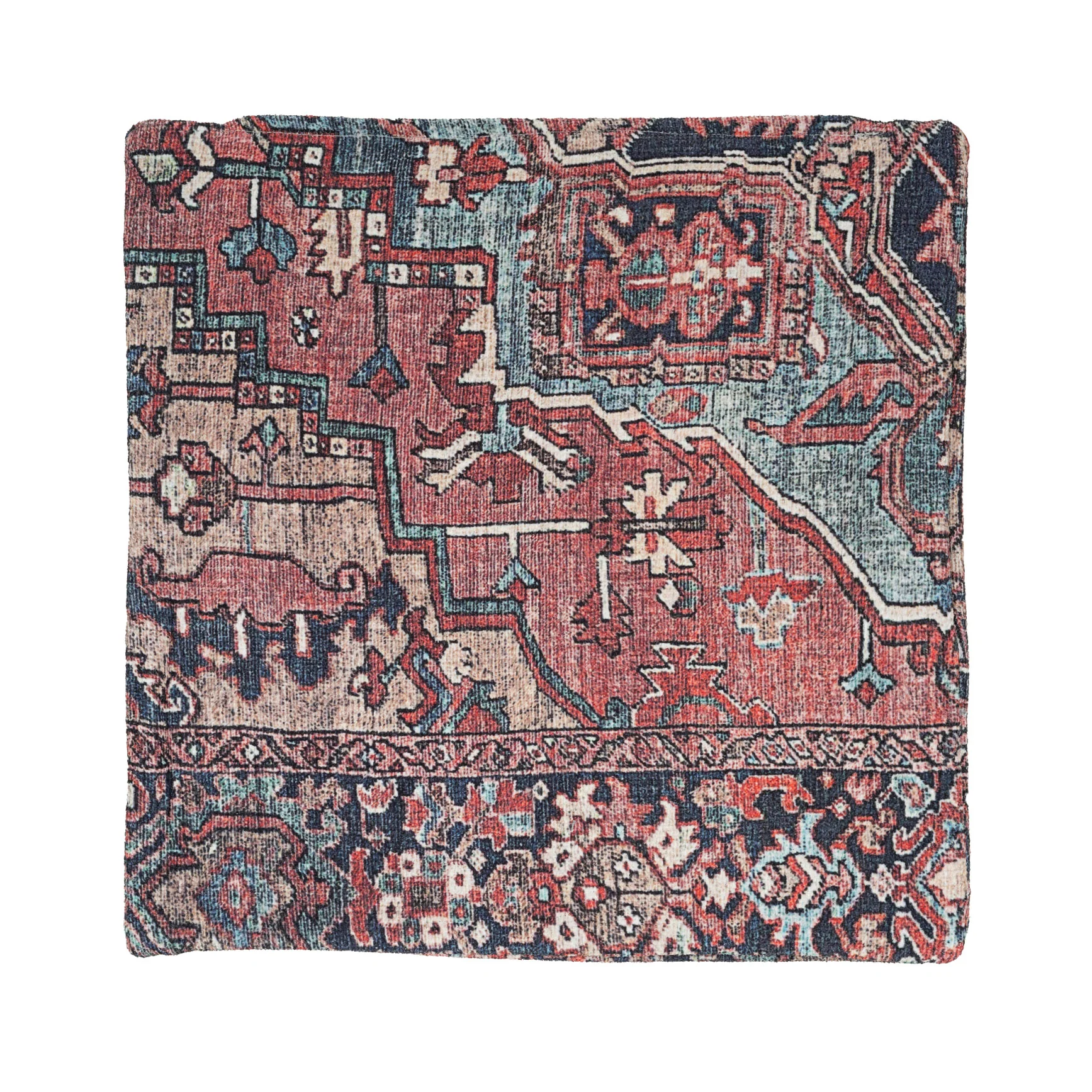 Distressed Red Cushion Cover - Image 2
