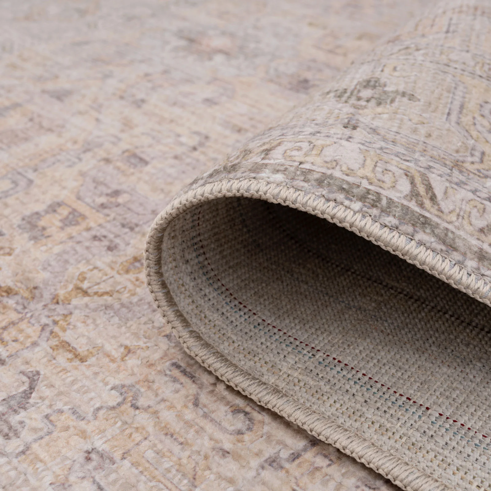 Distressed Yellow Regal Rug - Jade - Image 12