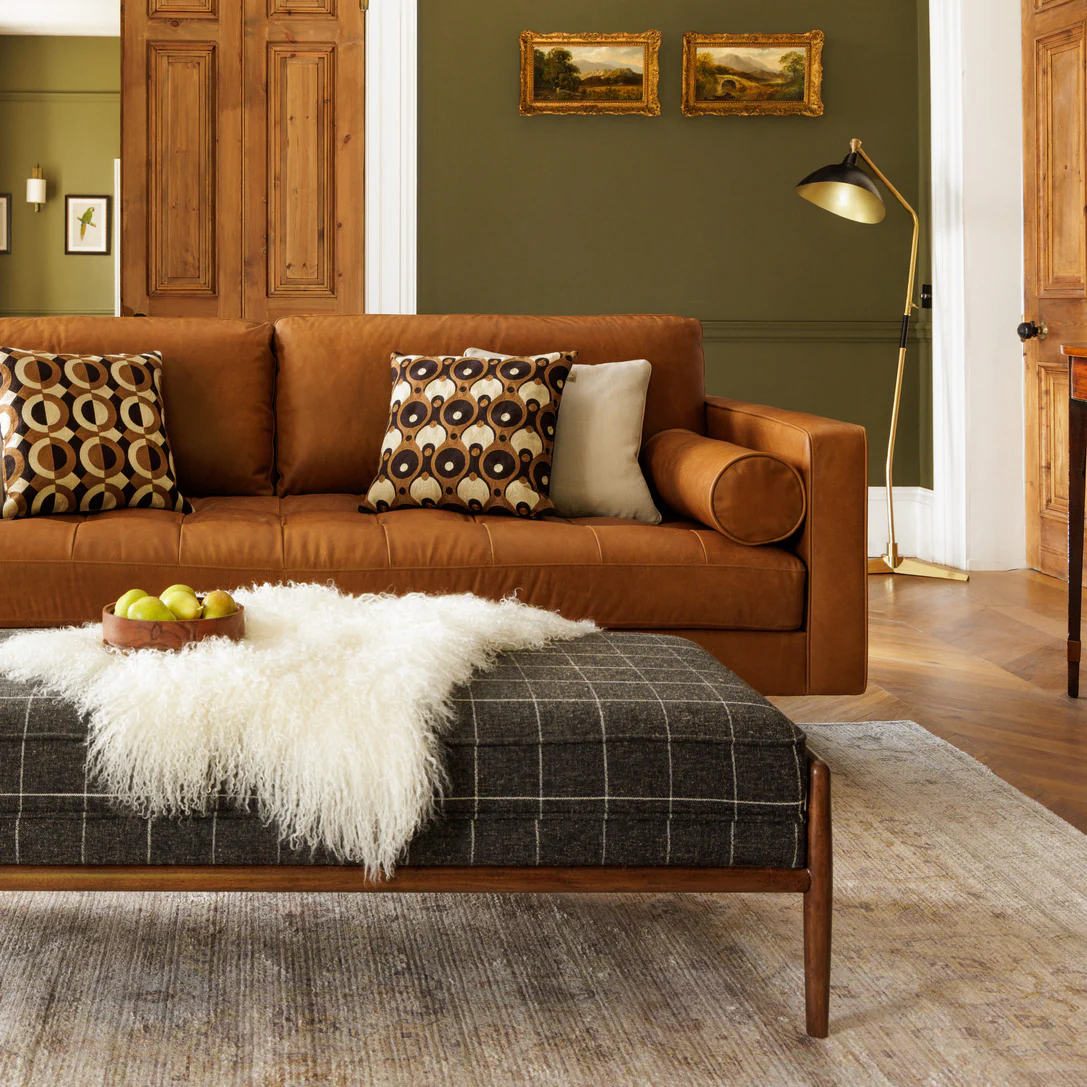Distressed Yellow Regal Rug - Jade - Image 2