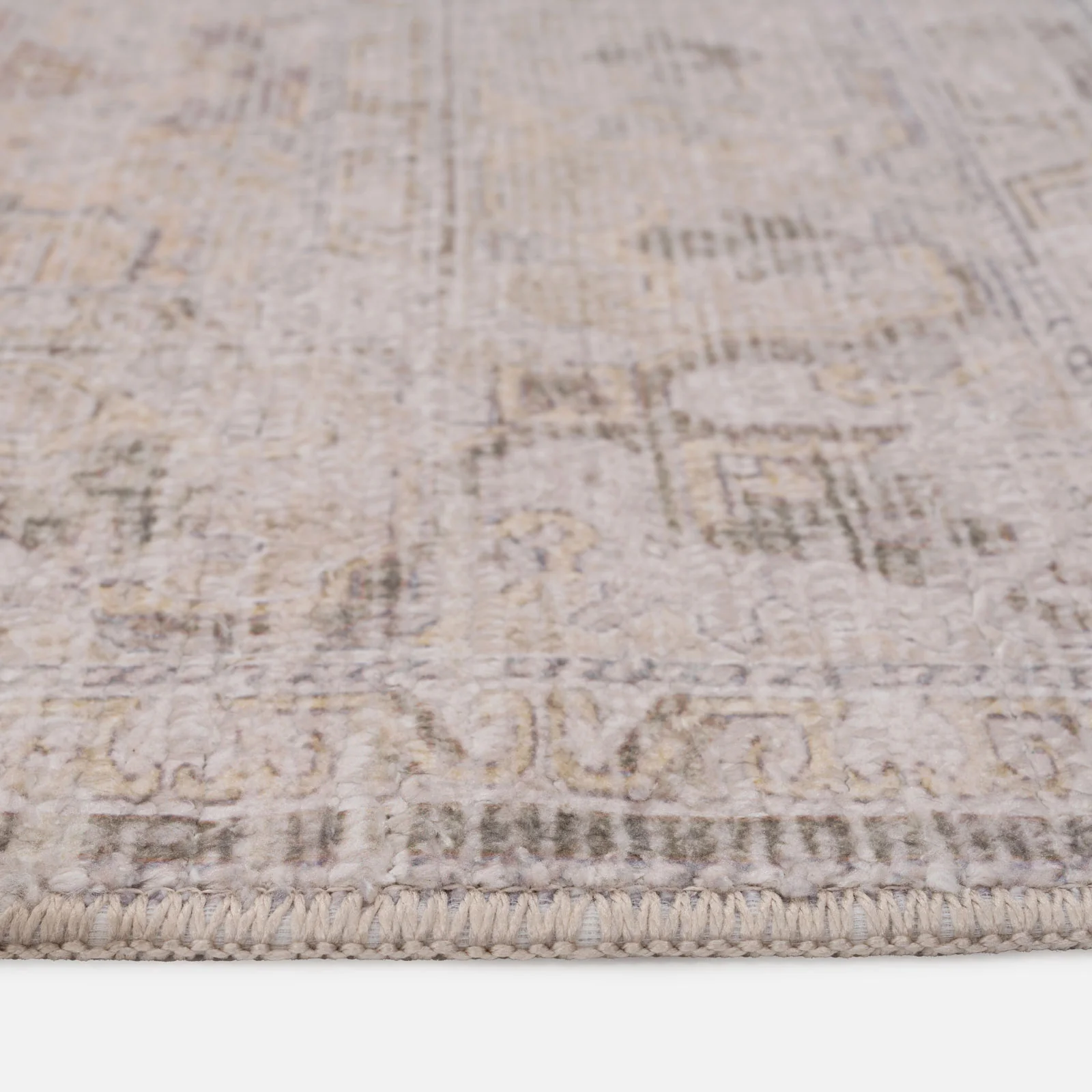 Distressed Yellow Regal Rug - Jade - Image 8