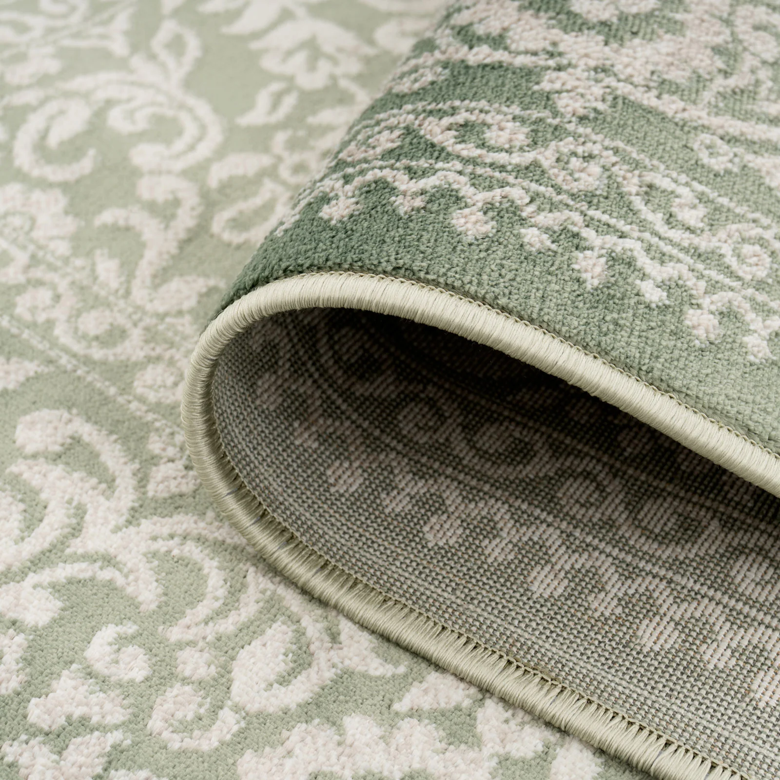 Green Ornate Medallion Rug - Jamila - Image 6