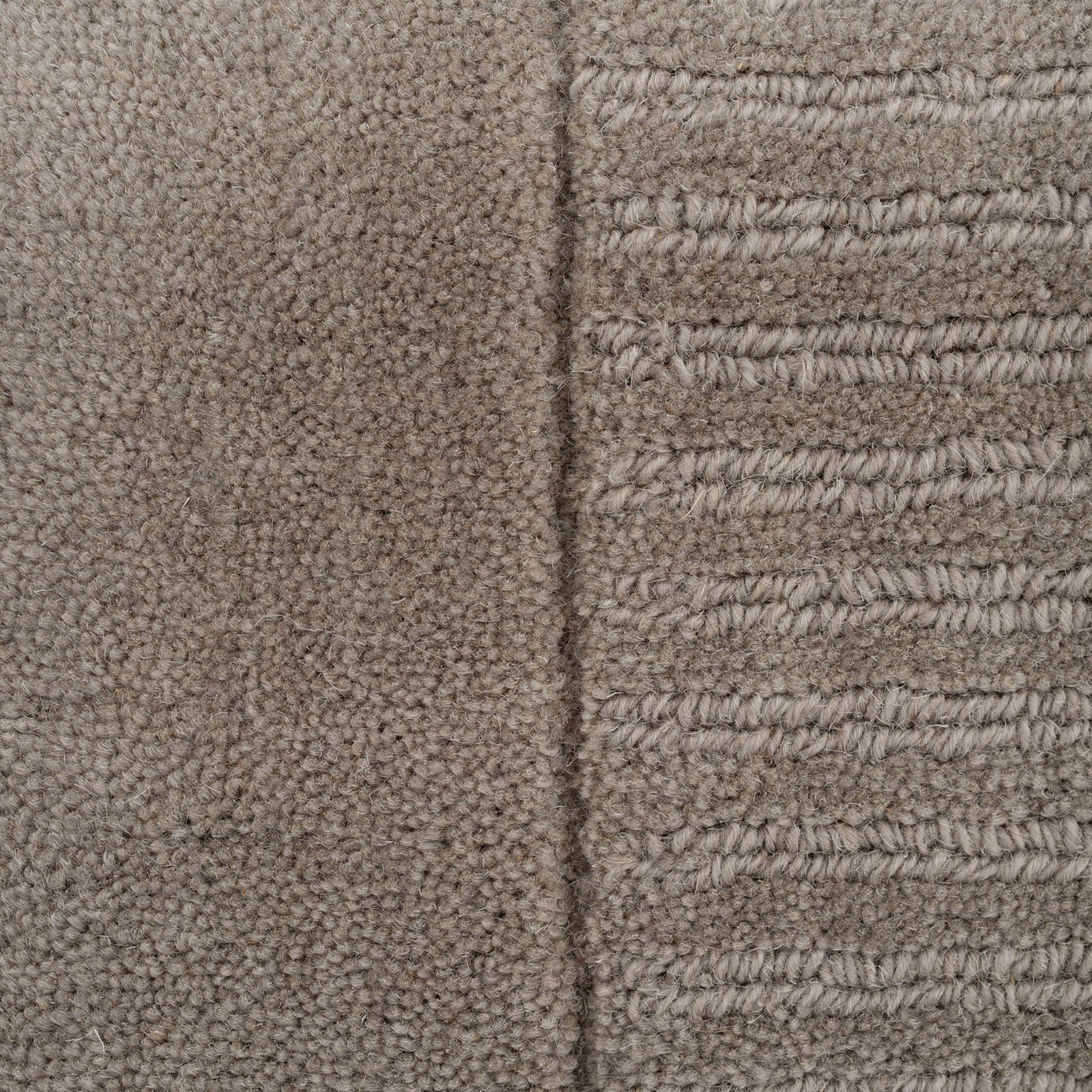 Grey Bordered Wool Rug - Olann Grey - Image 11