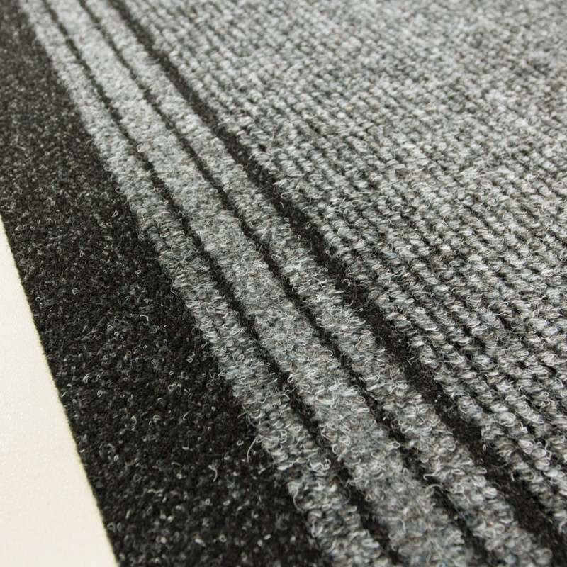 Grey Hard Wearing Stair Carpet Runner Rugs - Image 5
