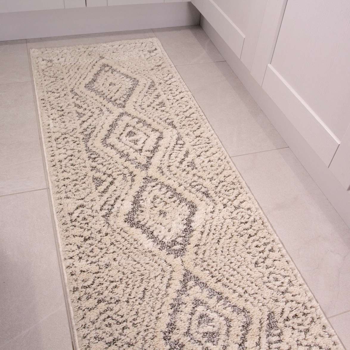 Grey Scandi Trellis Rug - Image 6
