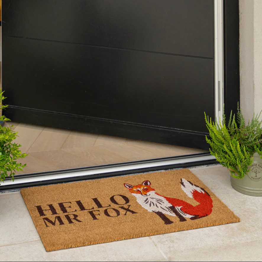 Hello Fox Coir Doormat - Image 2