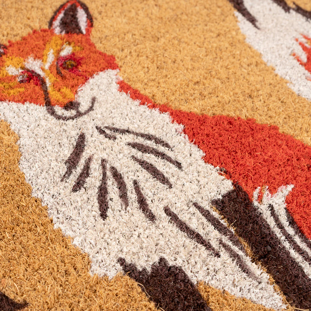 Hello Fox Coir Doormat - Image 5