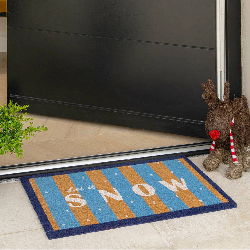 Let It Snow Coir Doormat - Image 2