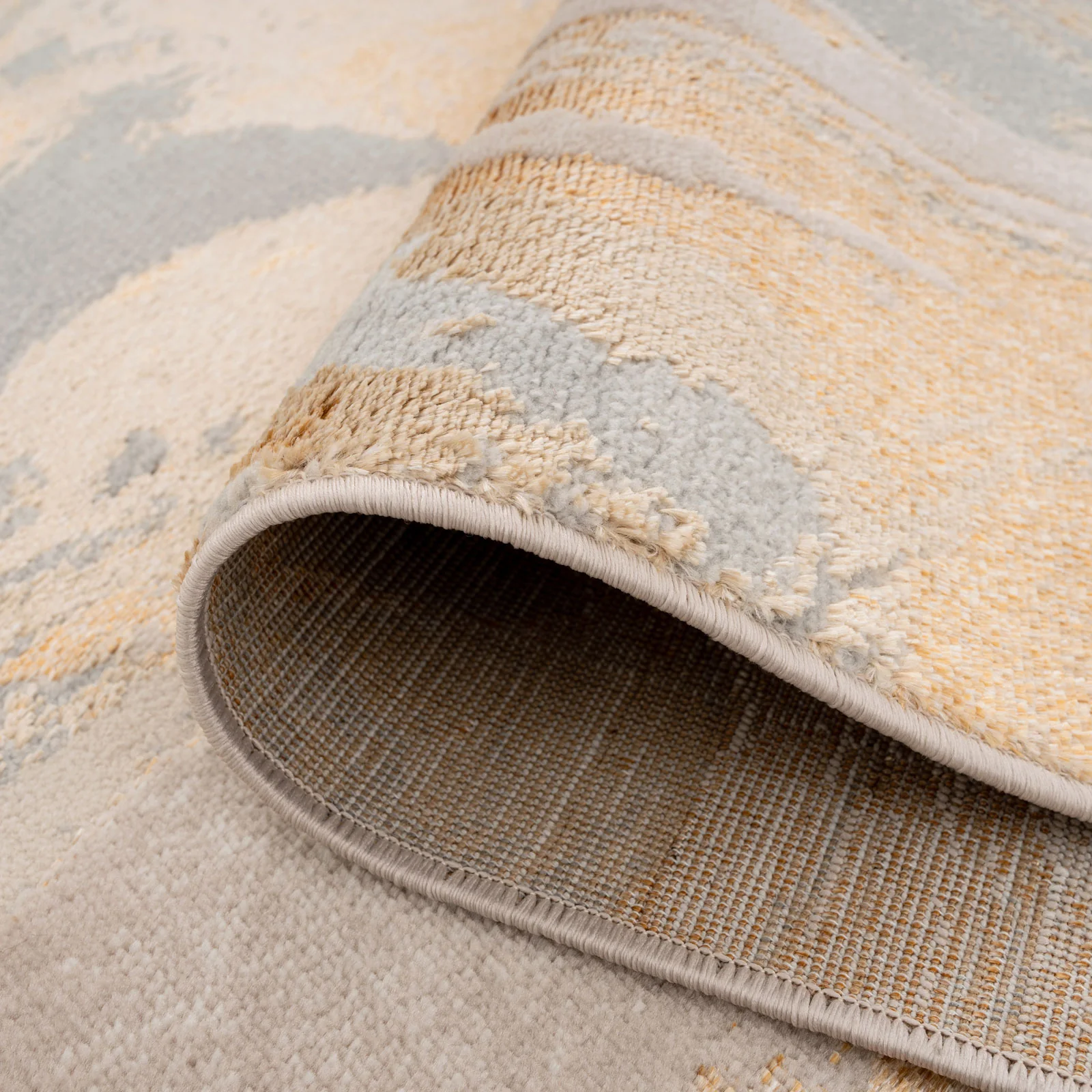 Luxury Marbling Beige Rug - Quartz - Image 8