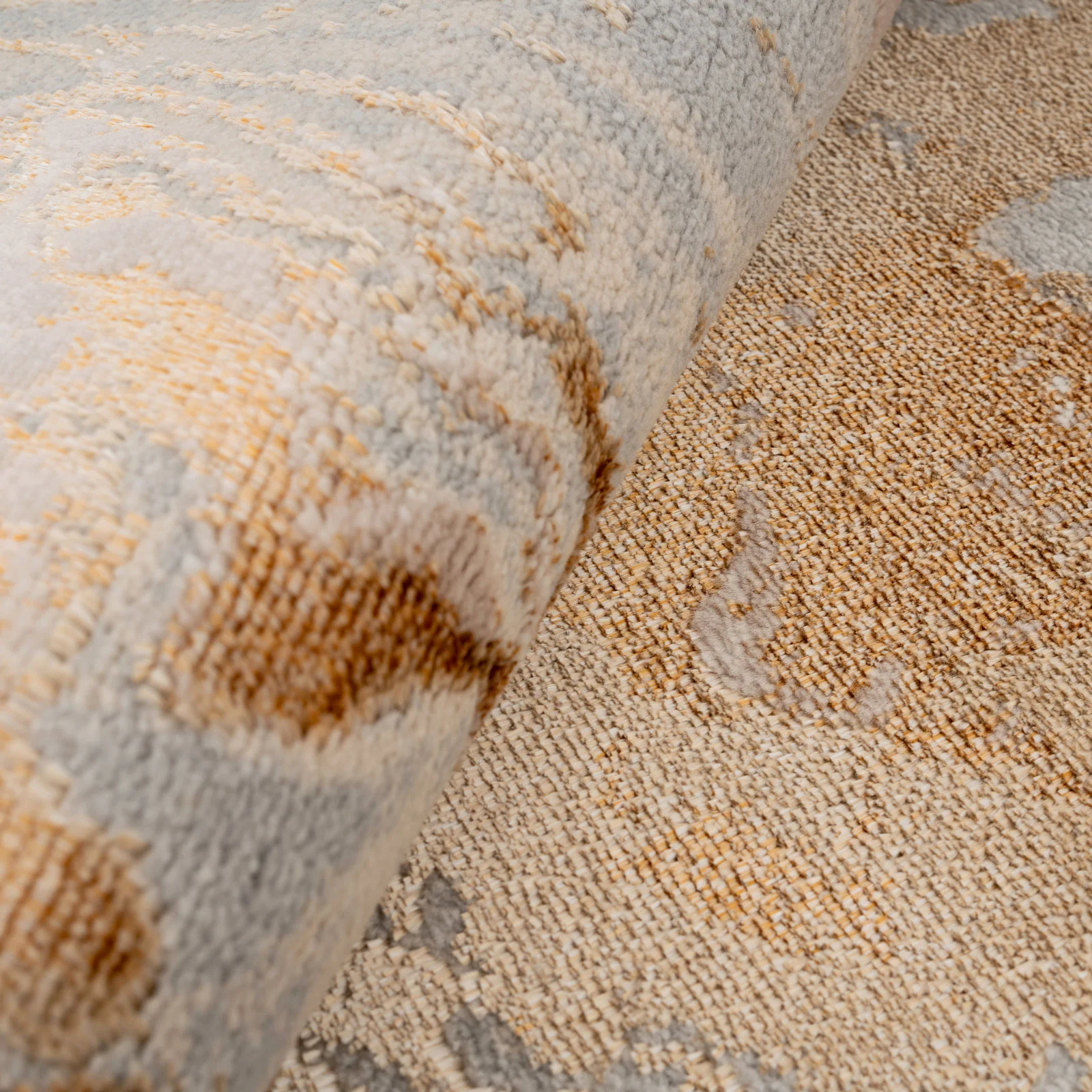 Luxury Marbling Beige Rug - Quartz - Image 9