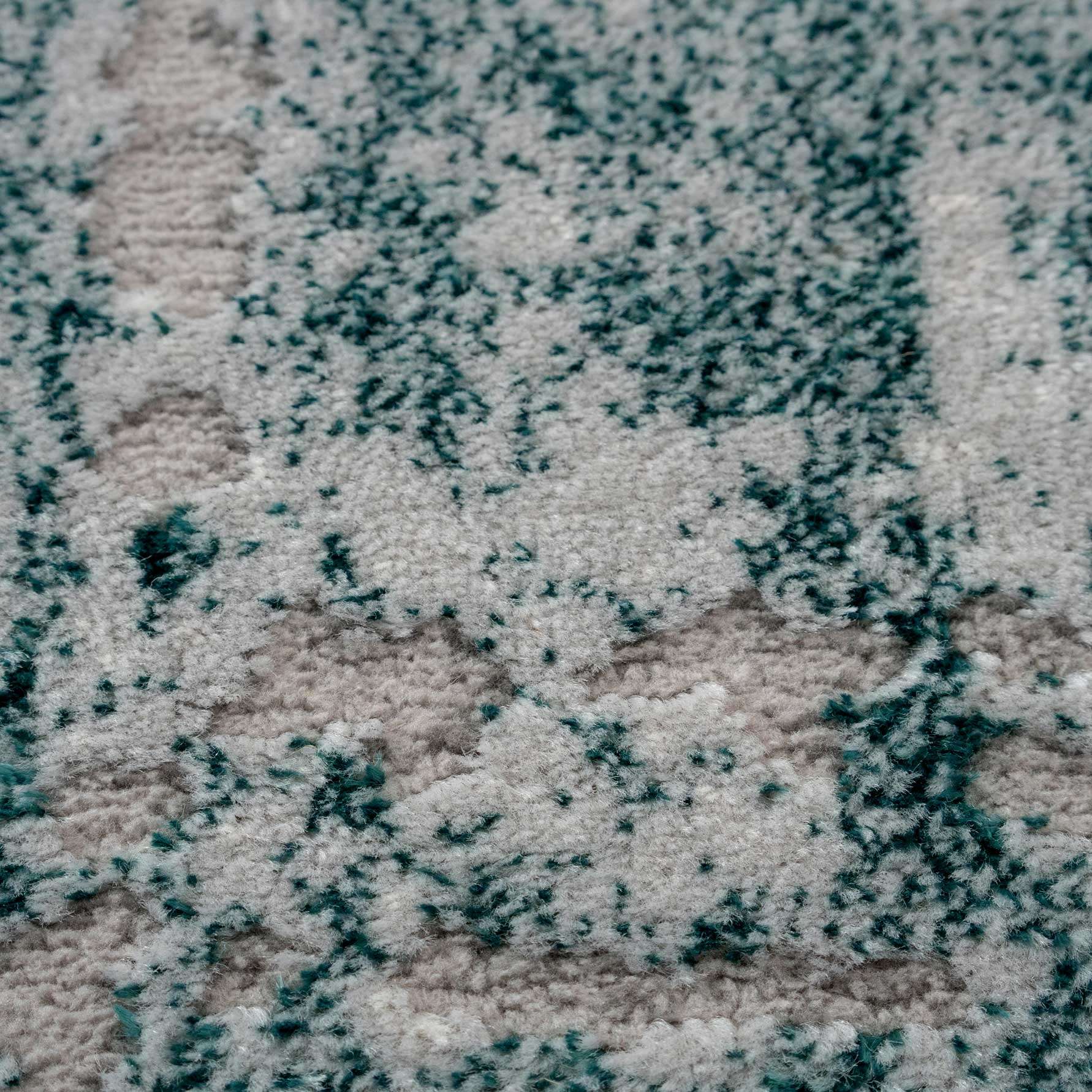 Modern Teal Green Textured Living Room Rug - Image 7