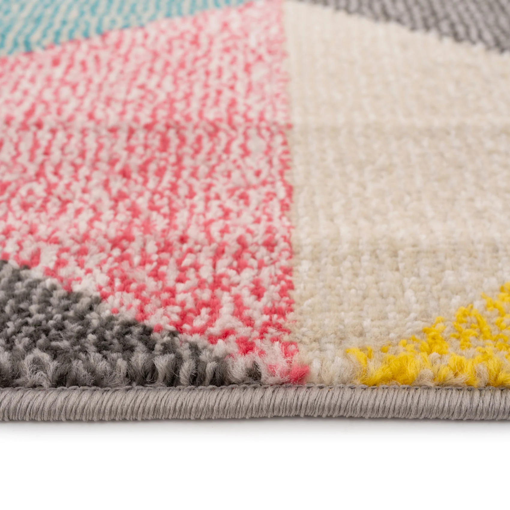 Multicolour Geometric Area Rug - Ataro - Image 3