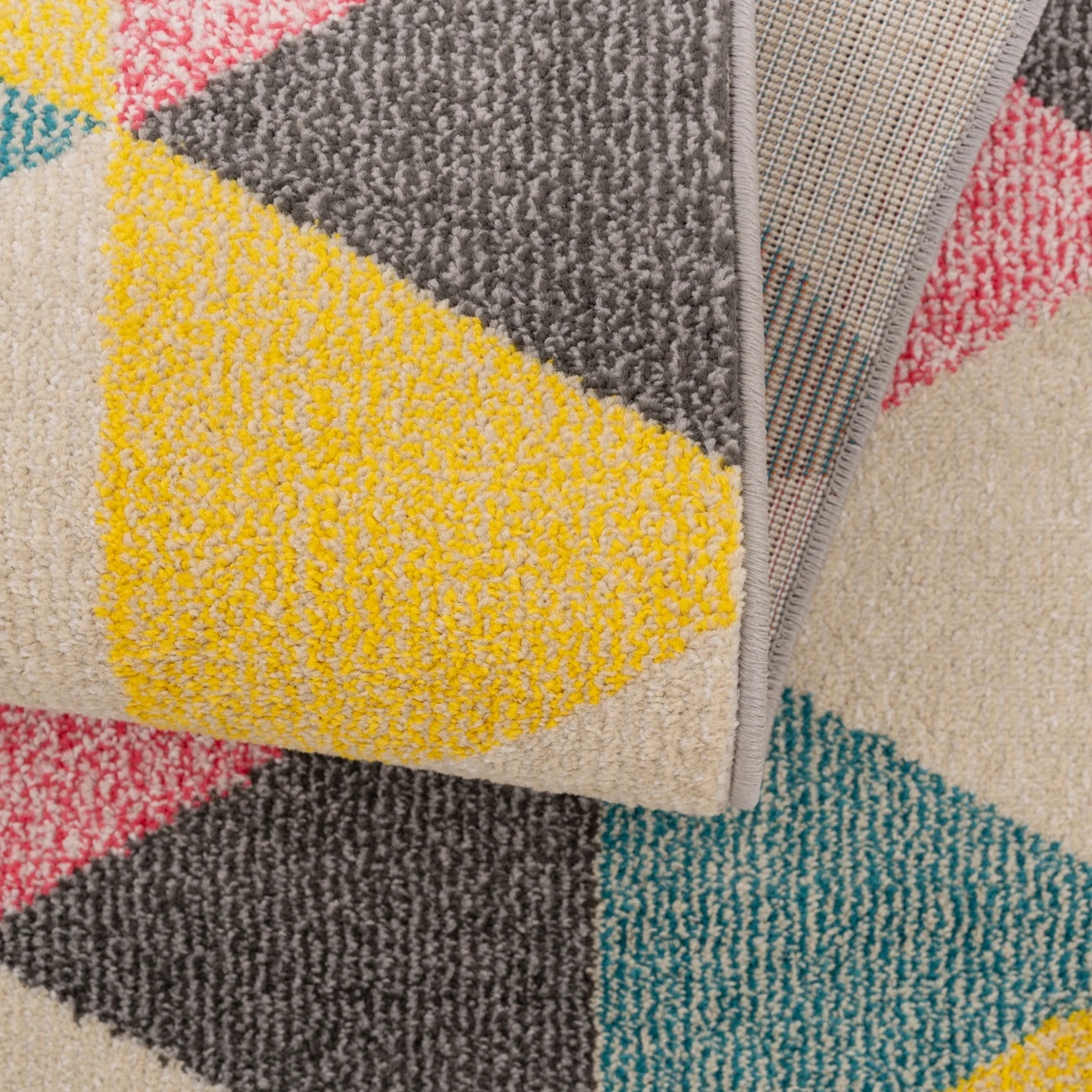 Multicolour Geometric Area Rug - Ataro - Image 8