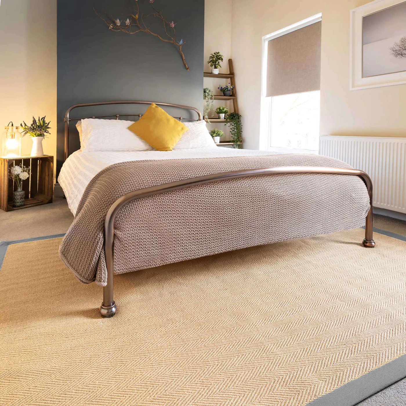Natural Jute Border Rug - Choose Your Colour - Image 8