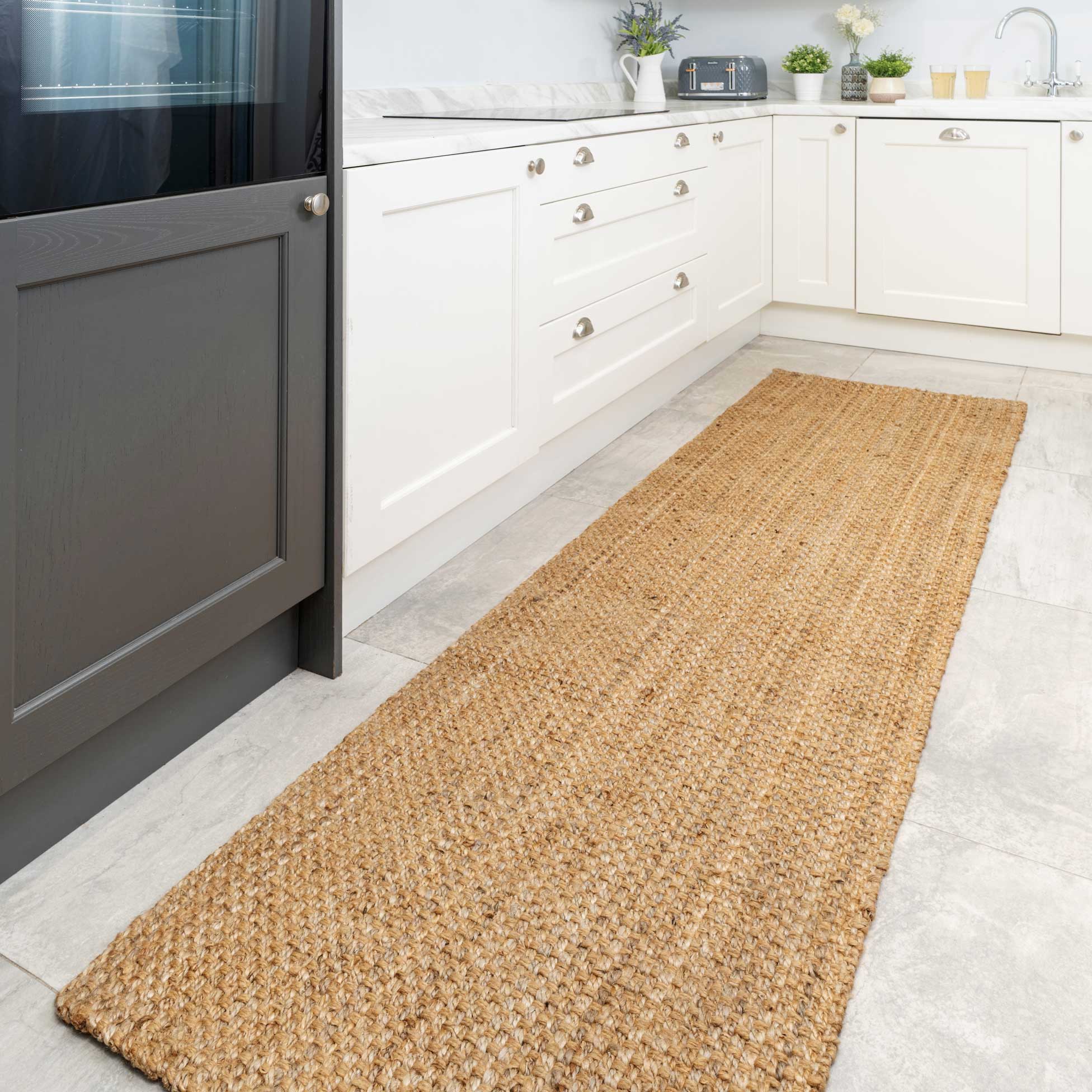 Natural Jute Stair Carpet Runner - Panama - Image 3