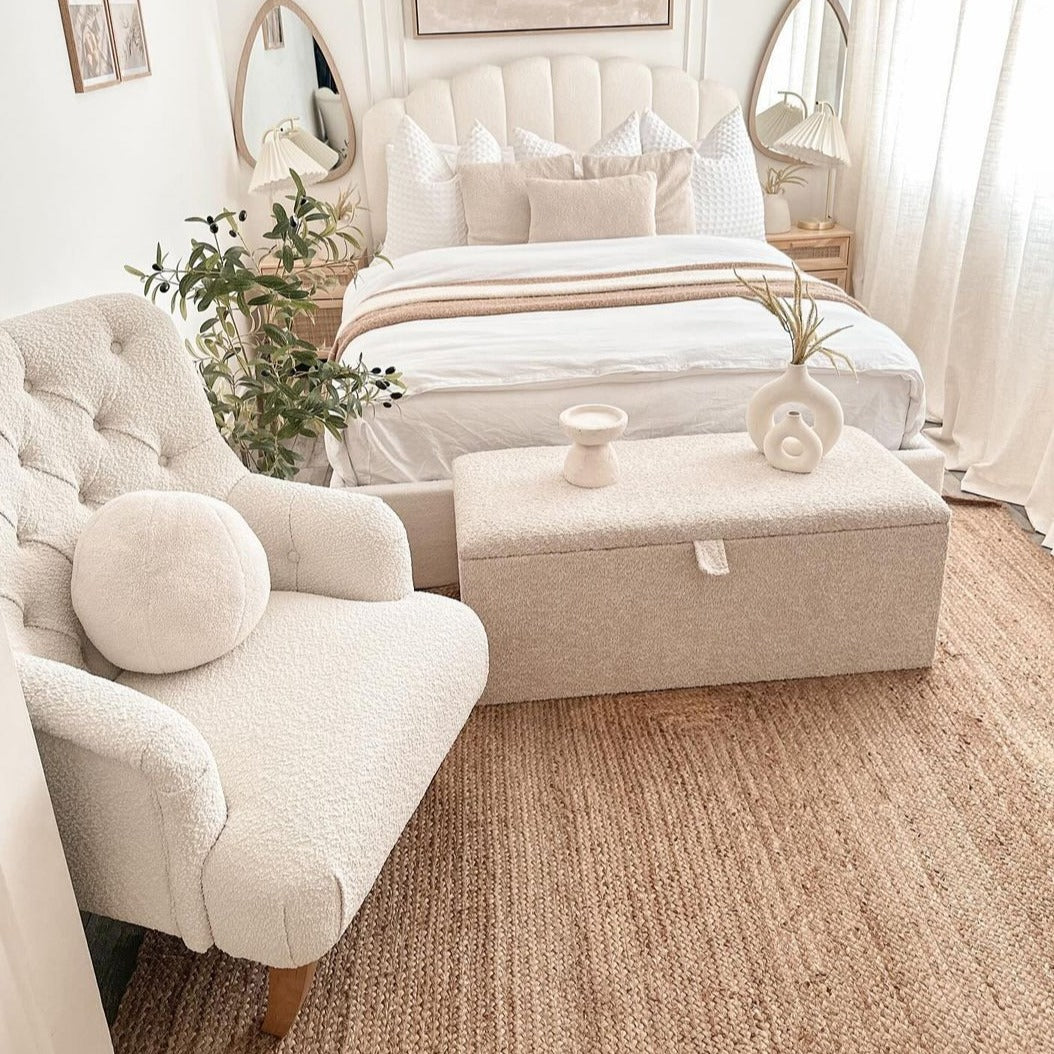 Natural Rustic Braided Jute Rug - Althea - Image 2