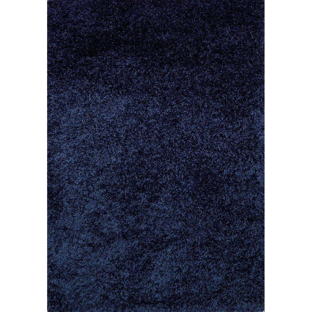 Navy Blue Shaggy Area Rug
