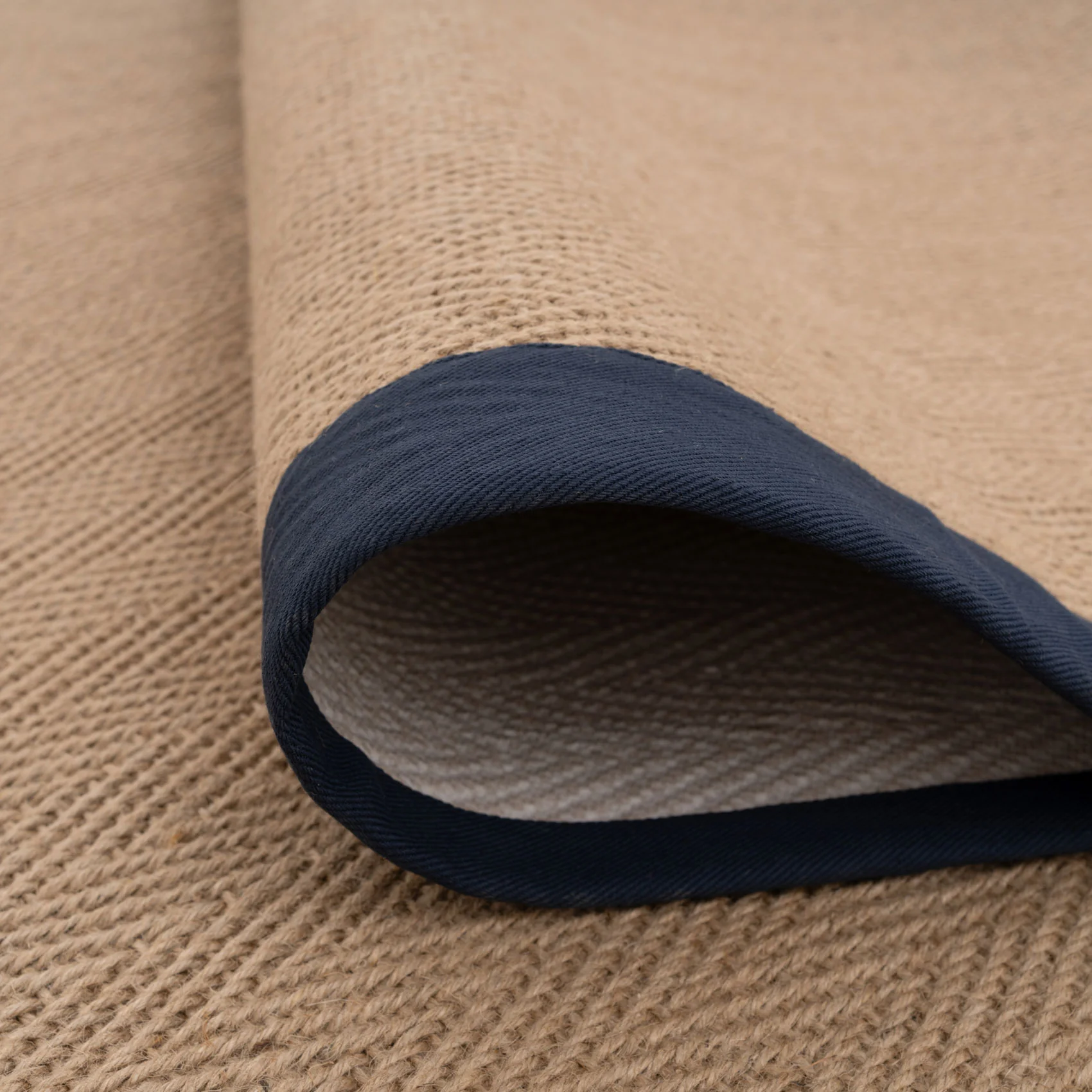 Navy Border Jute Rug - Juliette Navy - Image 3