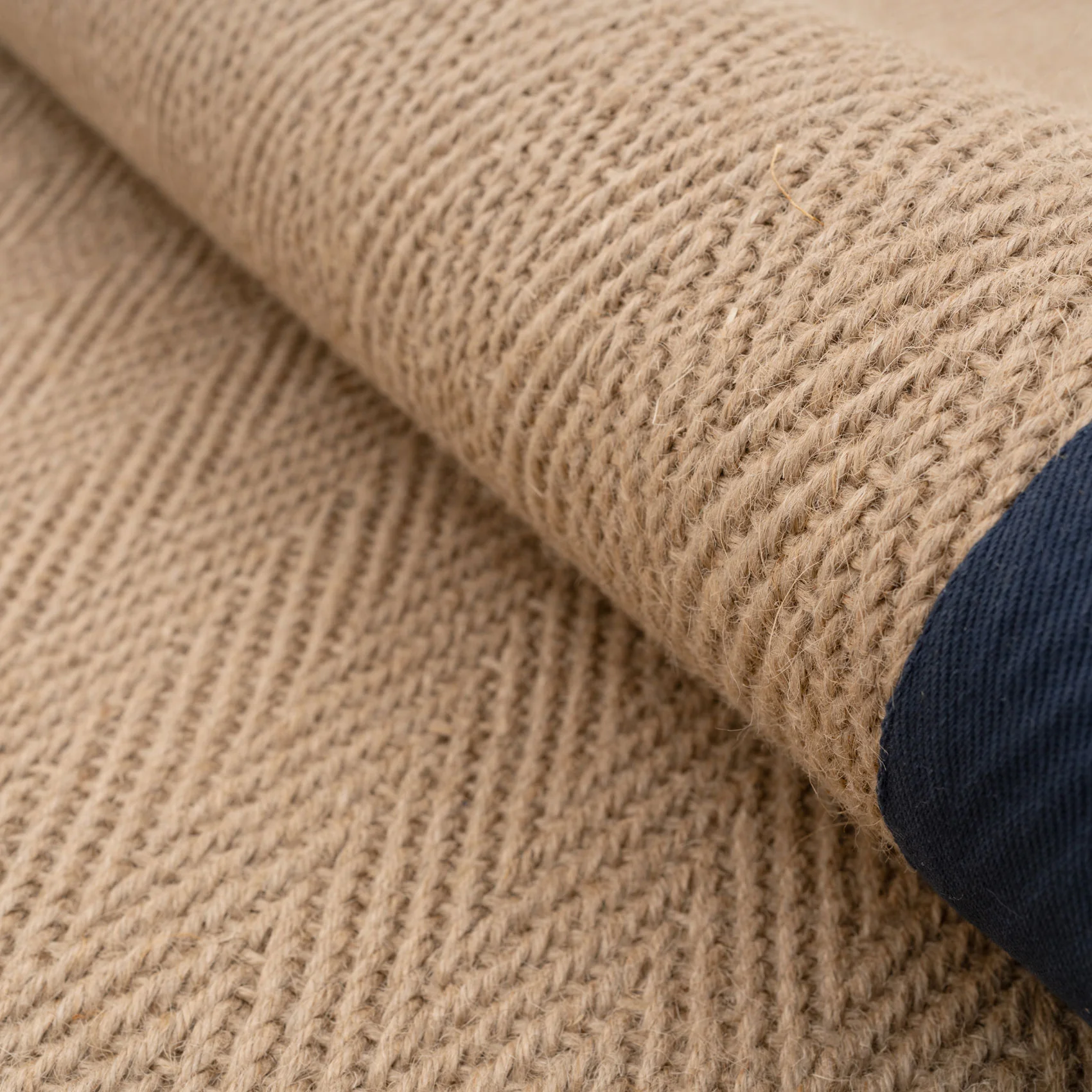 Navy Border Jute Rug - Juliette Navy - Image 6