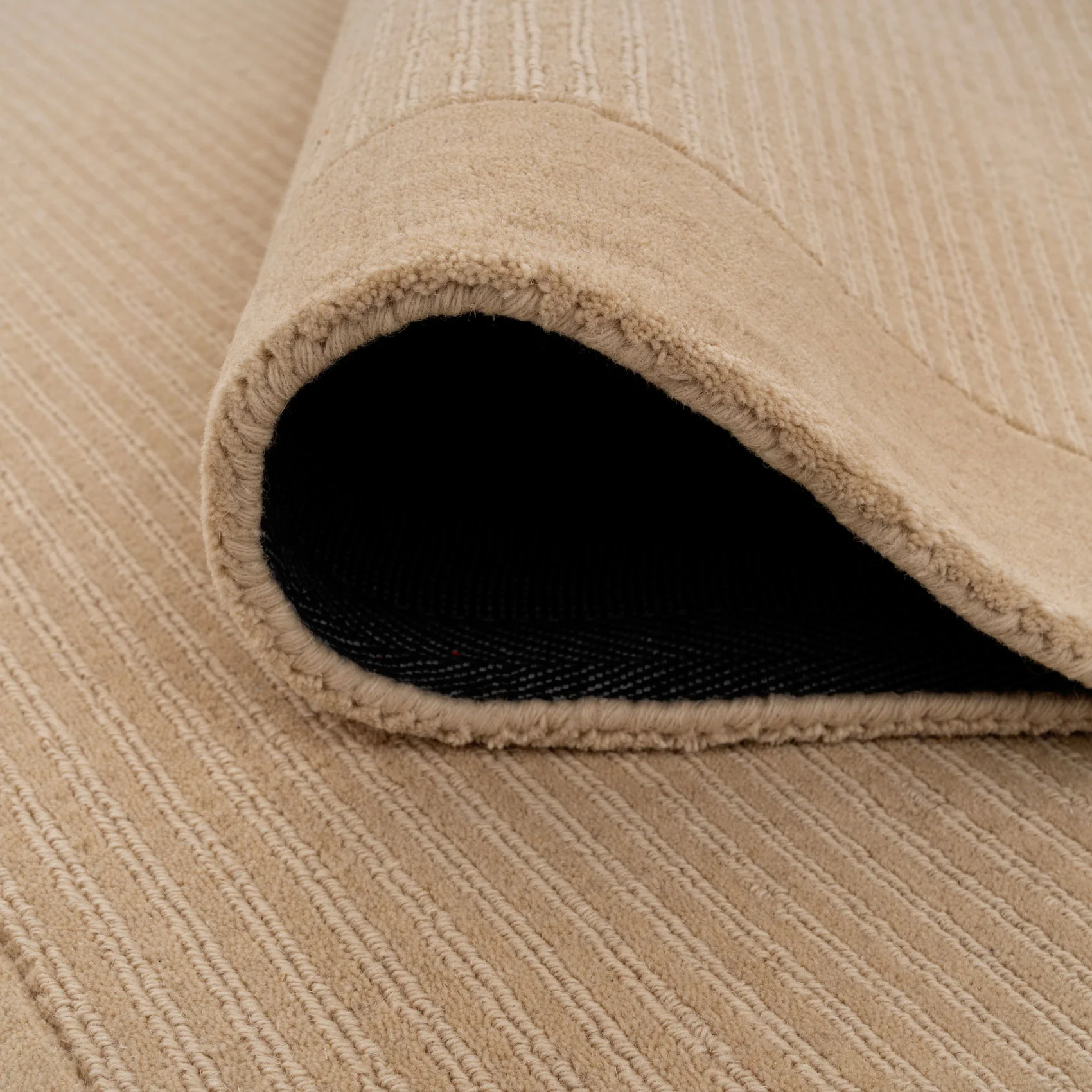 Neutral Bordered Wool Rug - Olann Neutral - Image 5