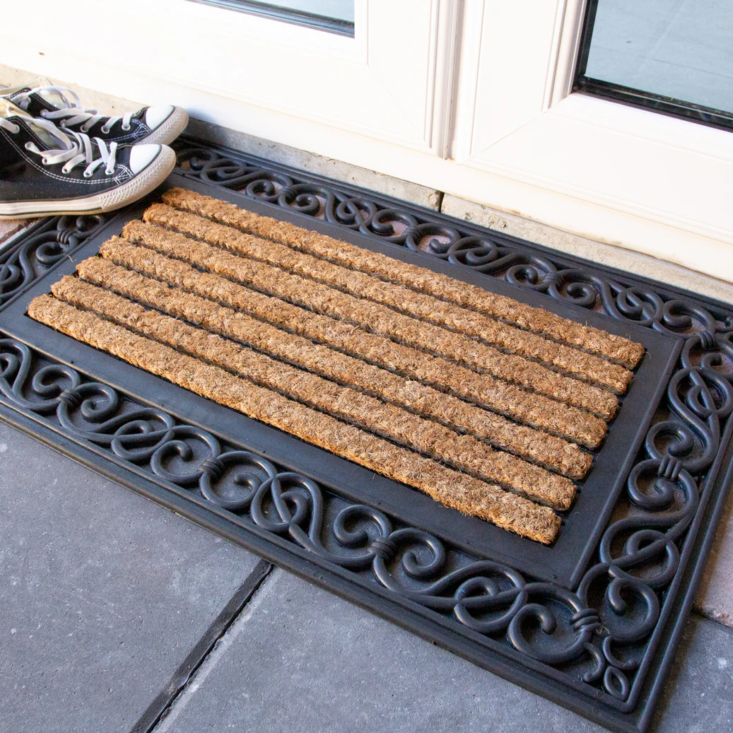 Ornate Rubber Coir Doormat - Image 3