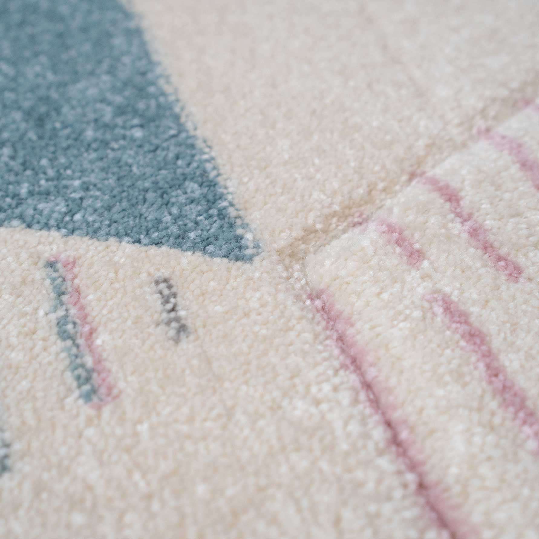 Pastel Pentagon Living Room Rug - Image 4