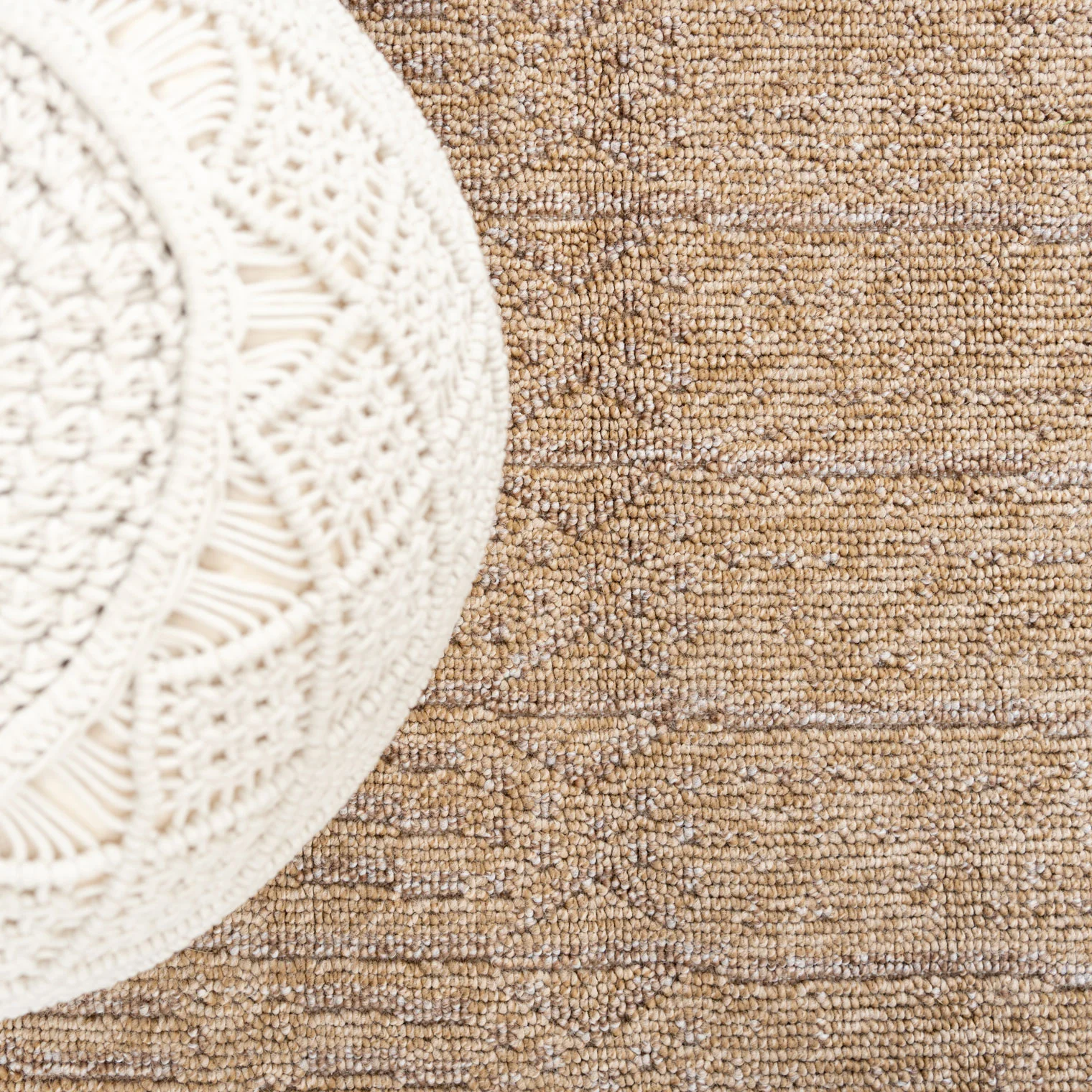Plain Jute Brown Living Room Rug - Saule - Image 11