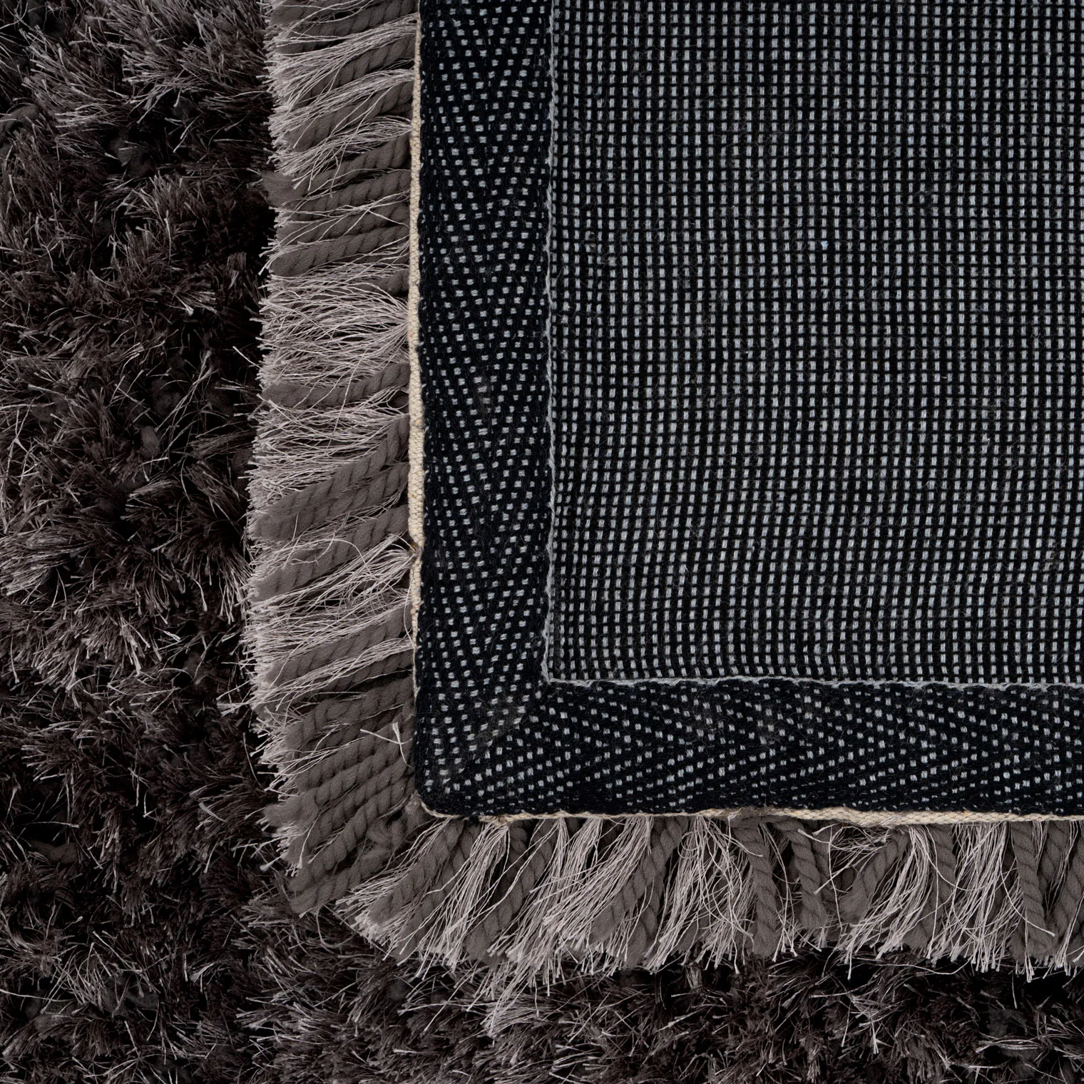 Plush Soft Grey Shaggy Area Rug - Zia - Image 6