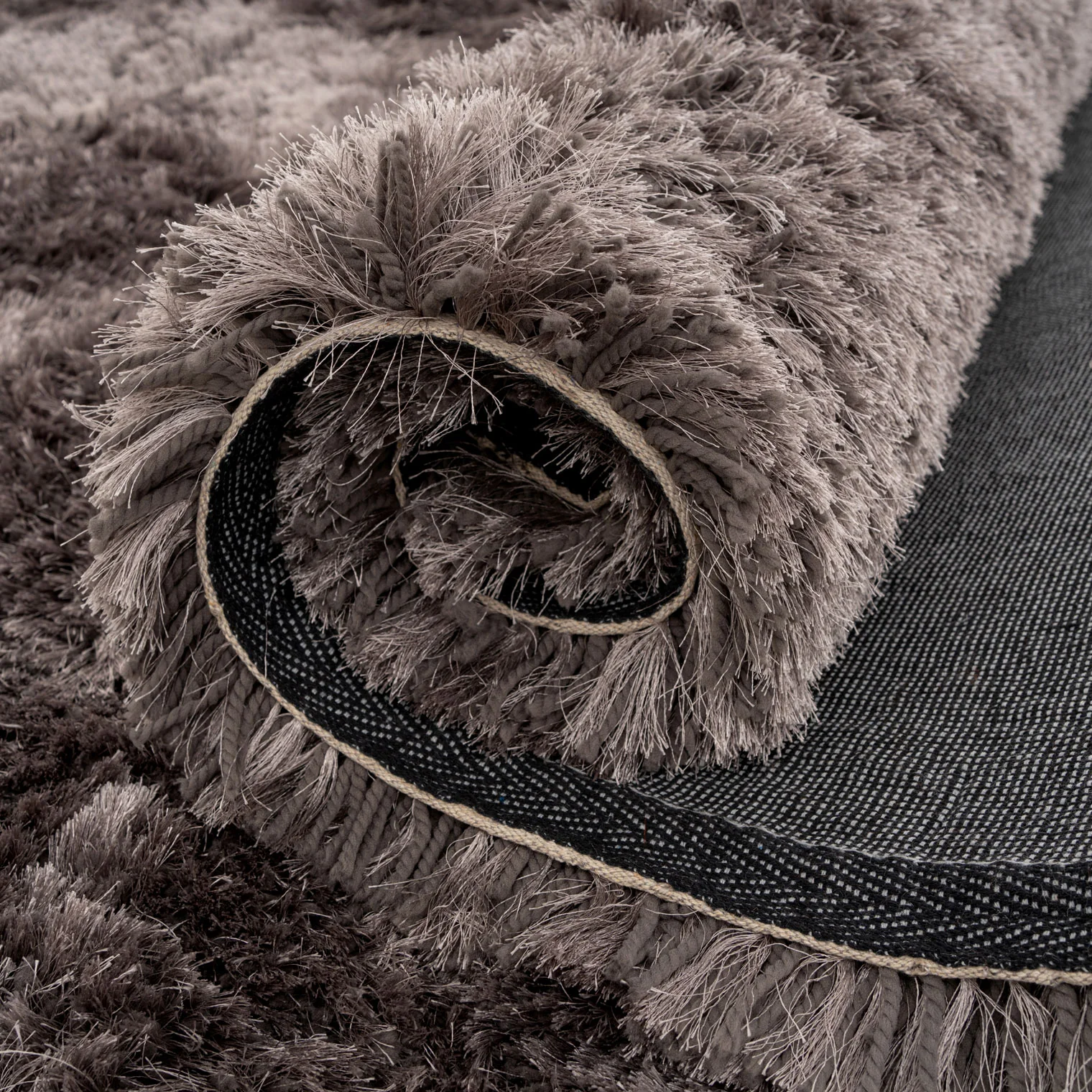 Plush Soft Grey Shaggy Area Rug - Zia - Image 7